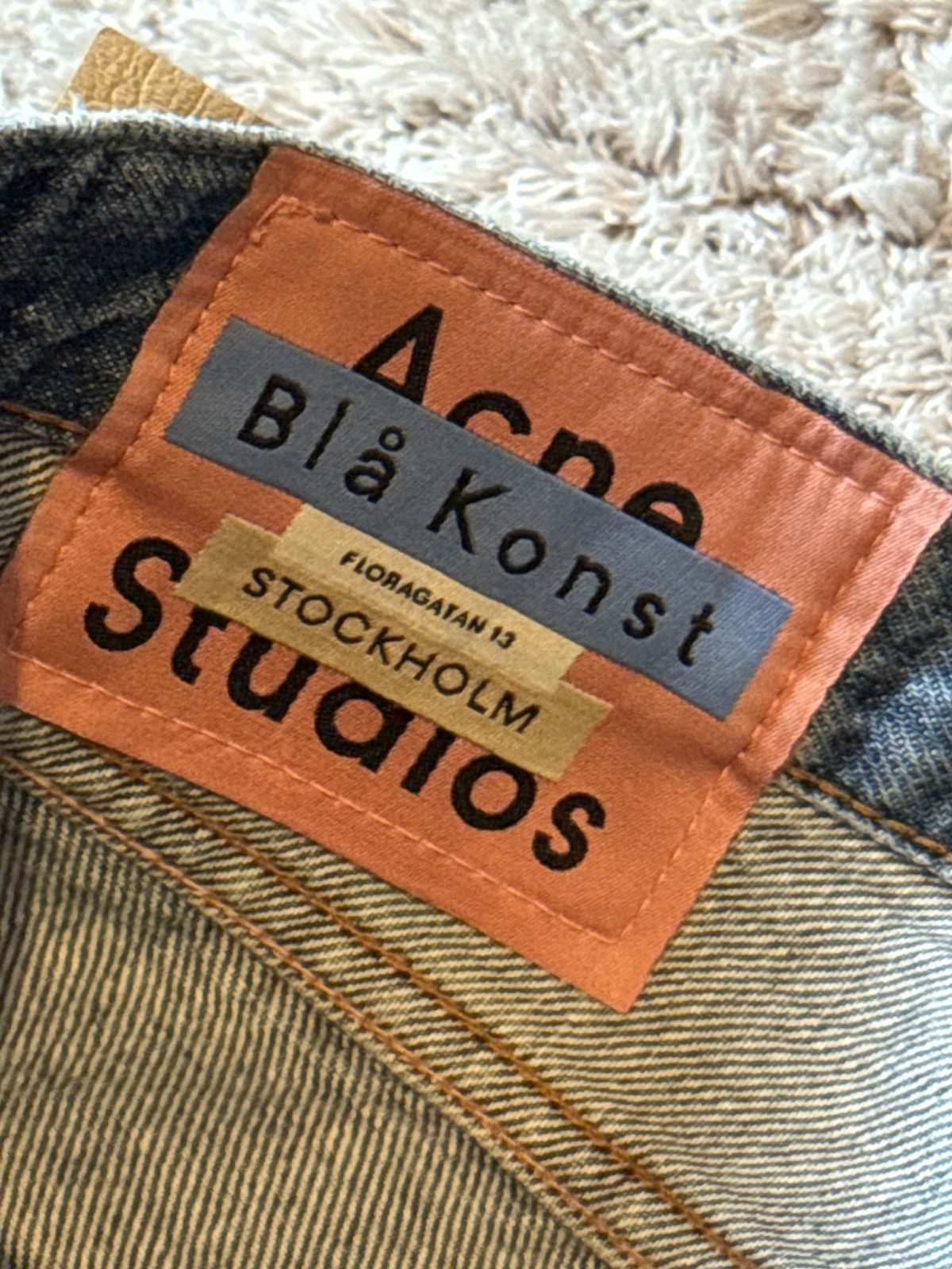 Acne Studios Acne bla konst 1996 Mid Blue Trash1 Size US 32 / EU 48 - 4 Thumbnail