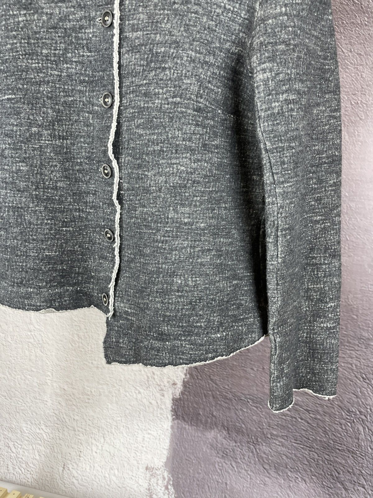 Other Jayko Jayko asymmetric wool cotton grey jacket Size M / US 6-8 / IT 42-44 - 5 Thumbnail