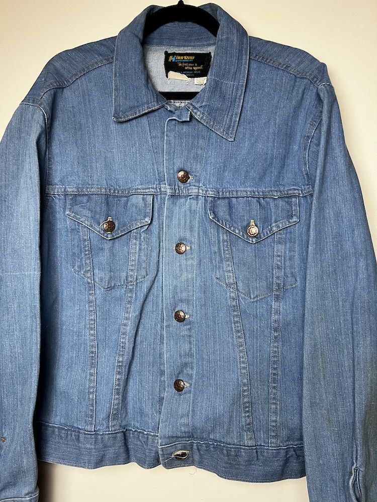 Vintage Vintage Horizon Sportswear Inc Denim Jean Jacket Size US XL / EU 56 / 4 - 2 Thumbnail