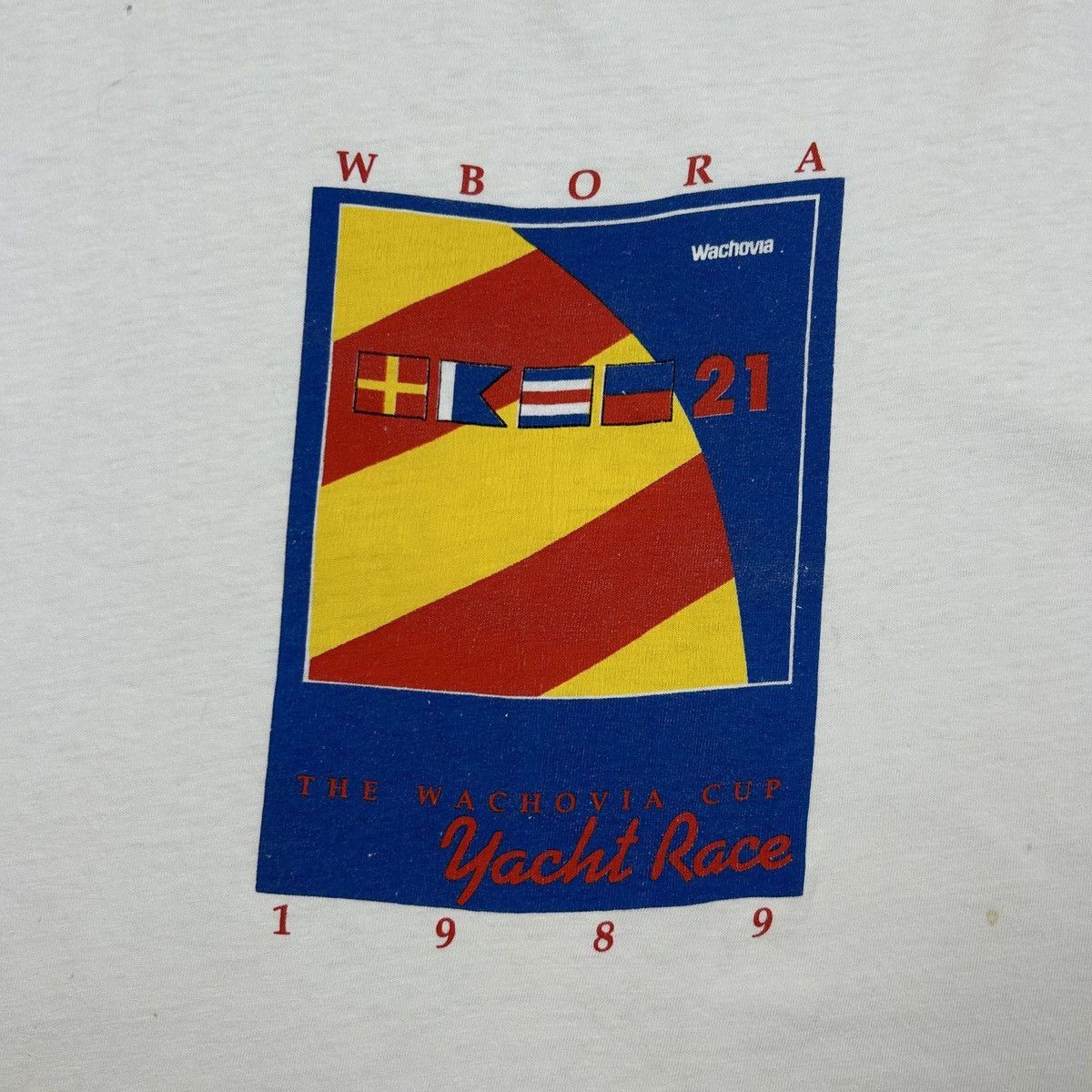 Vintage 1989 Wachovia Yahct Race Size US L / EU 52-54 / 3 - 3 Thumbnail