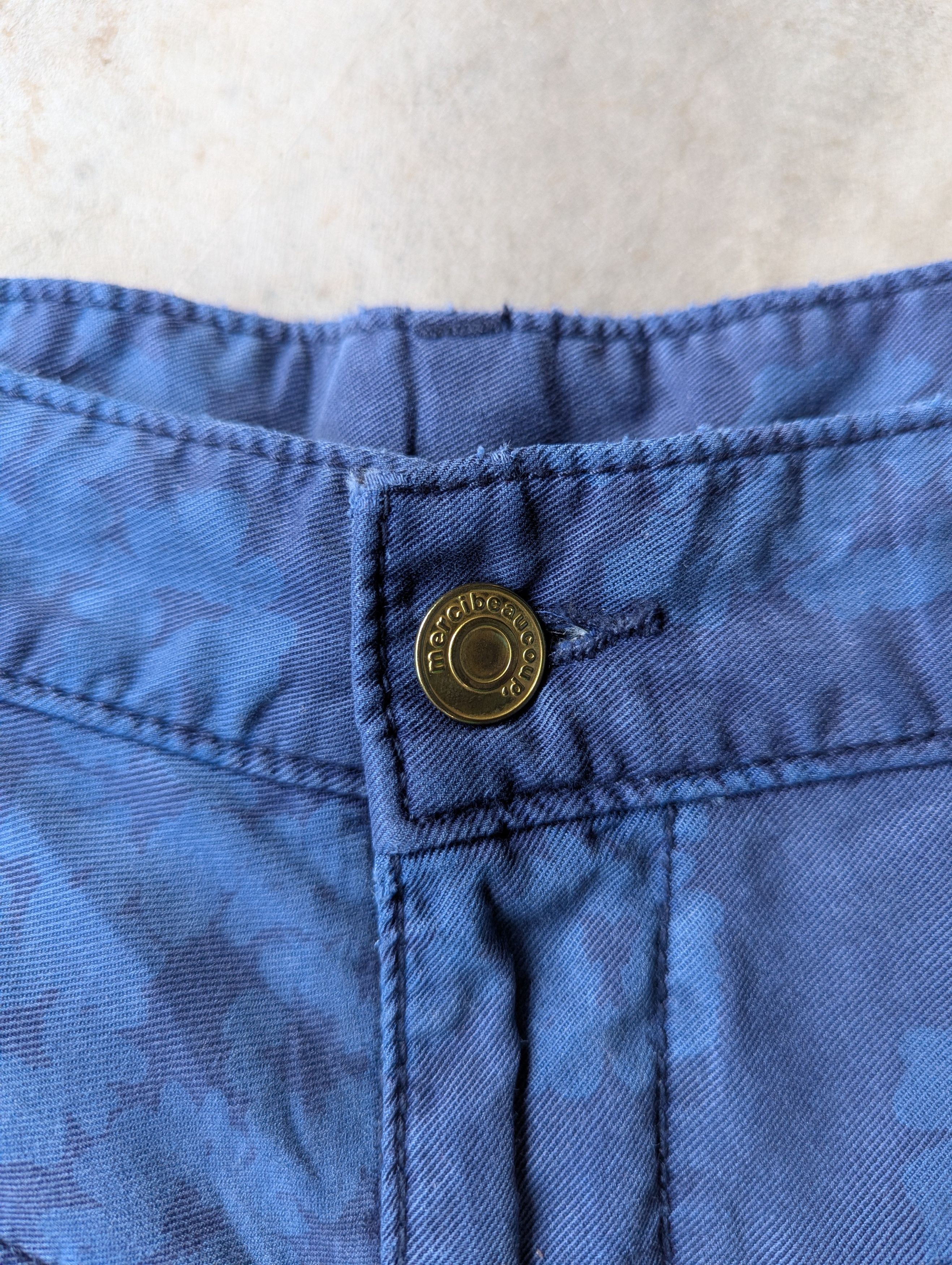 mercibeaucoup Mercibeaucoup Denim Tears Inspired Ballon High Waist Pants Size 28" / US 6 / IT 42 - 6 Thumbnail