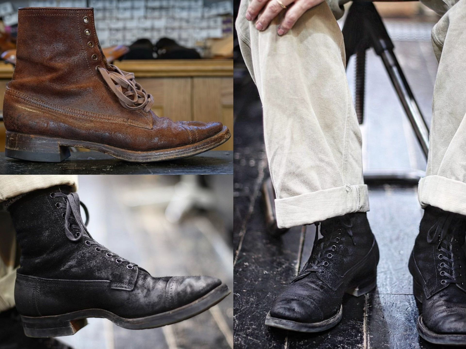 Clinch Boots Clinch Conrad Waxed Horse Suede Boots Size US 7 / EU 40 - 7 Thumbnail