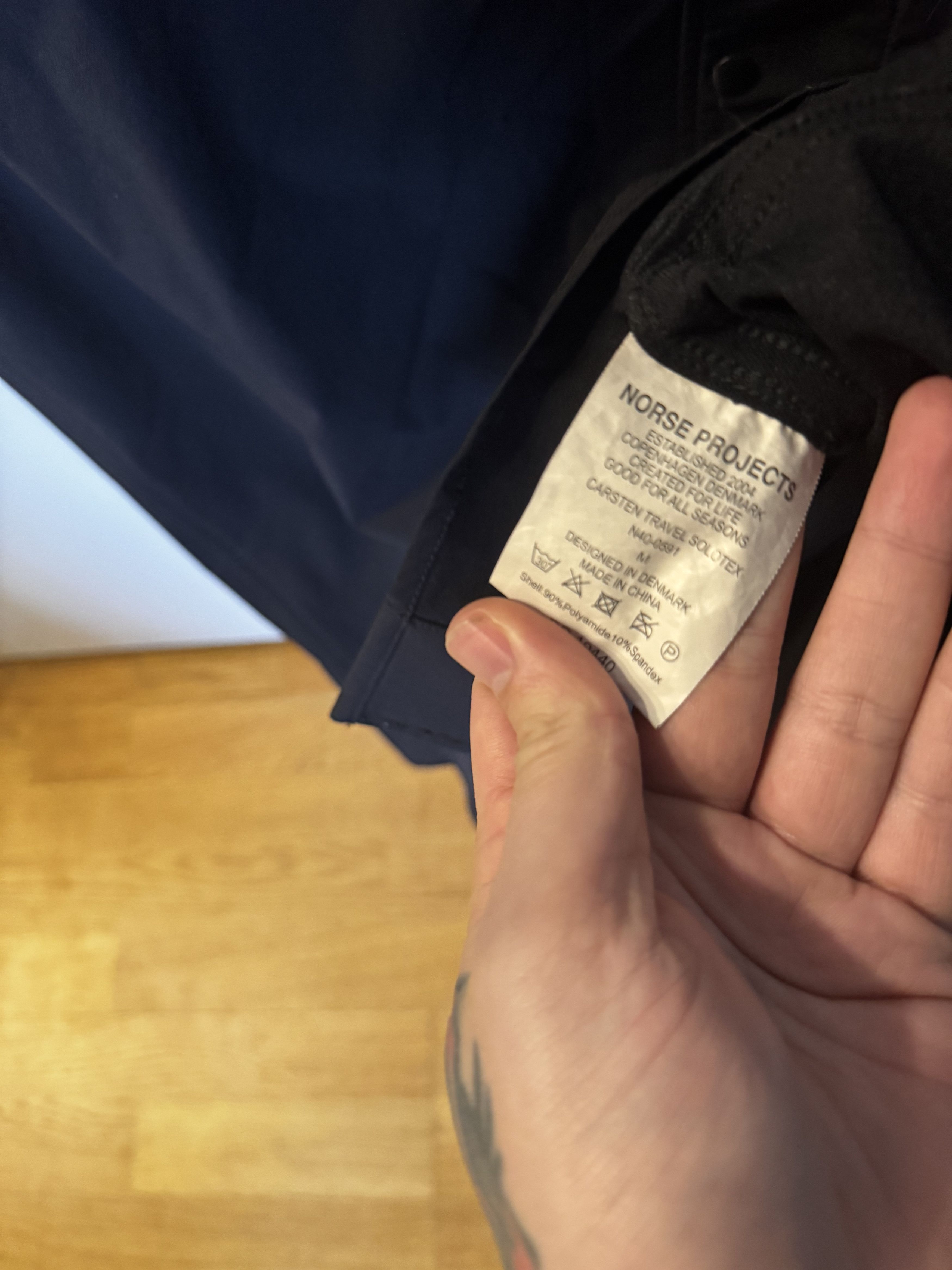Norse Projects Norse Projects short sleeve nylon shirt Size US M / EU 48-50 / 2 - 6 Thumbnail