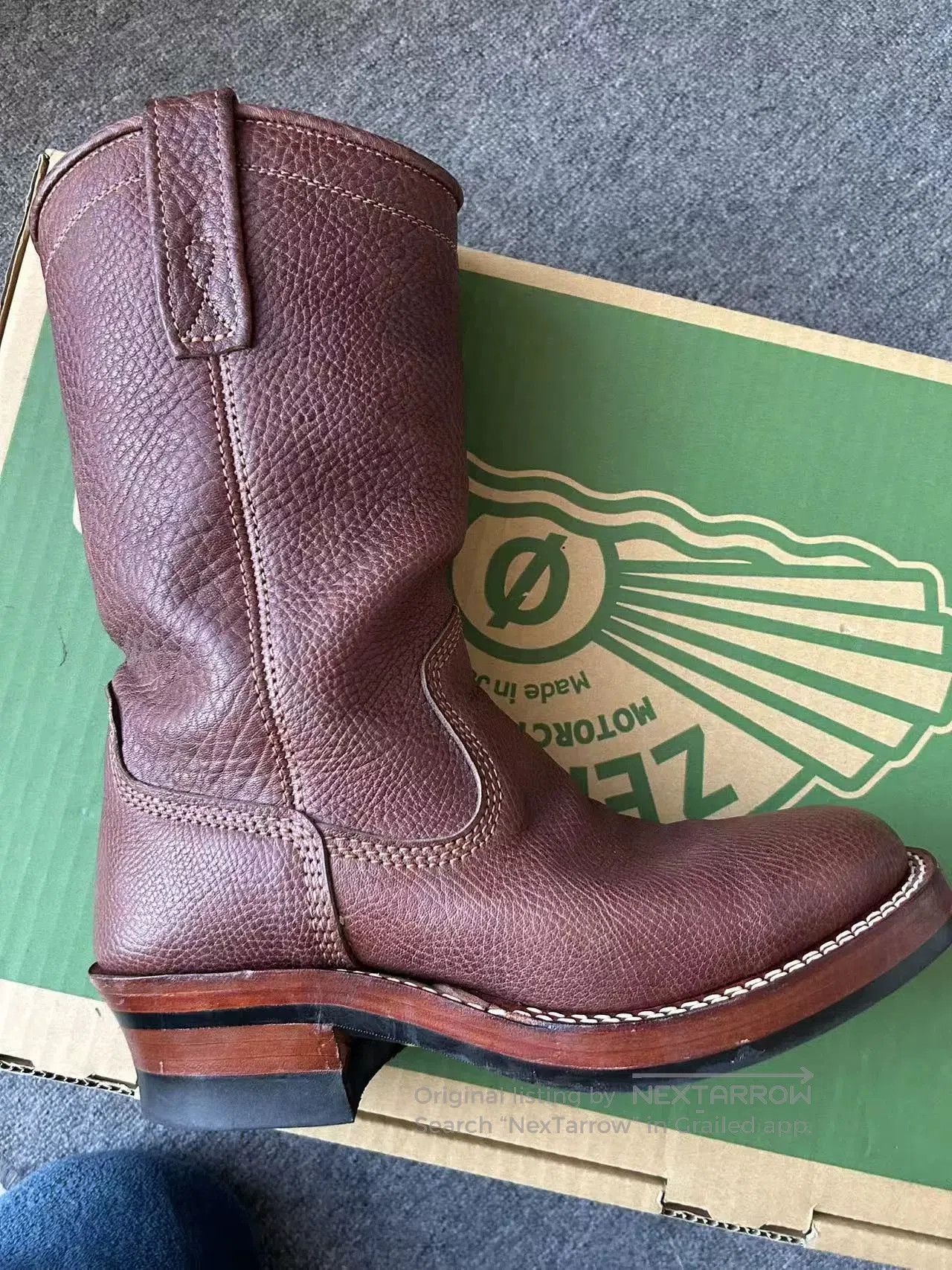 Other zerrow's engineer cowboy boots size 9. Size US 9 / EU 42 - 6 Thumbnail