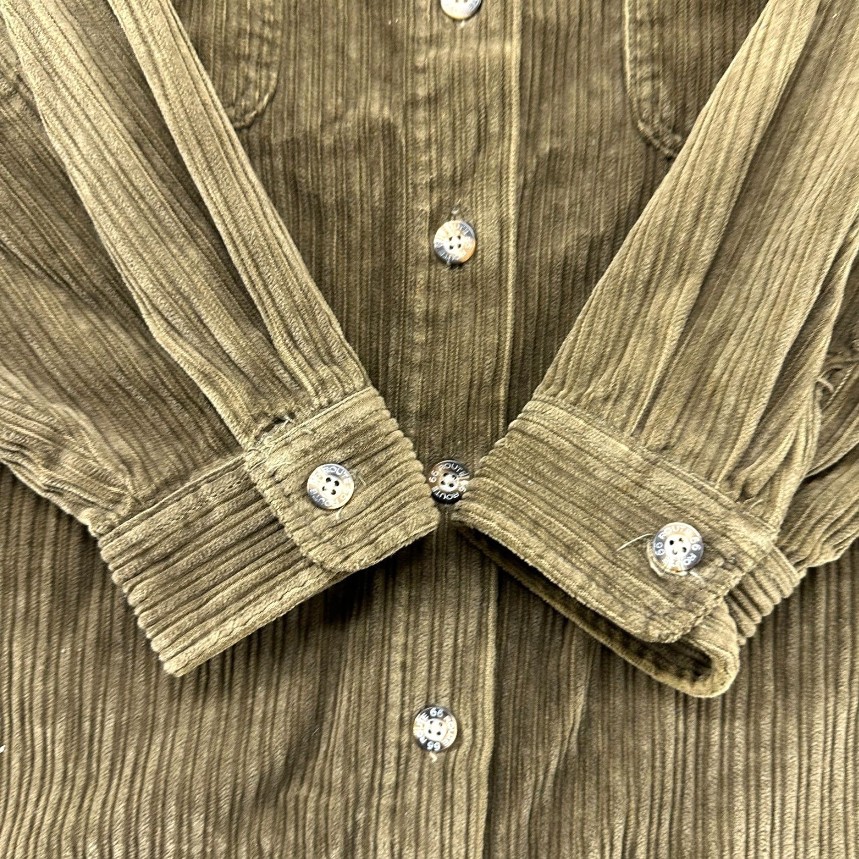 Route 66 VINTAGE Route 66 Shirt Mens M Green Corduroy Button Up Long Sleeve Cotton 90s Size US M / EU 48-50 / 2 - 3 Thumbnail