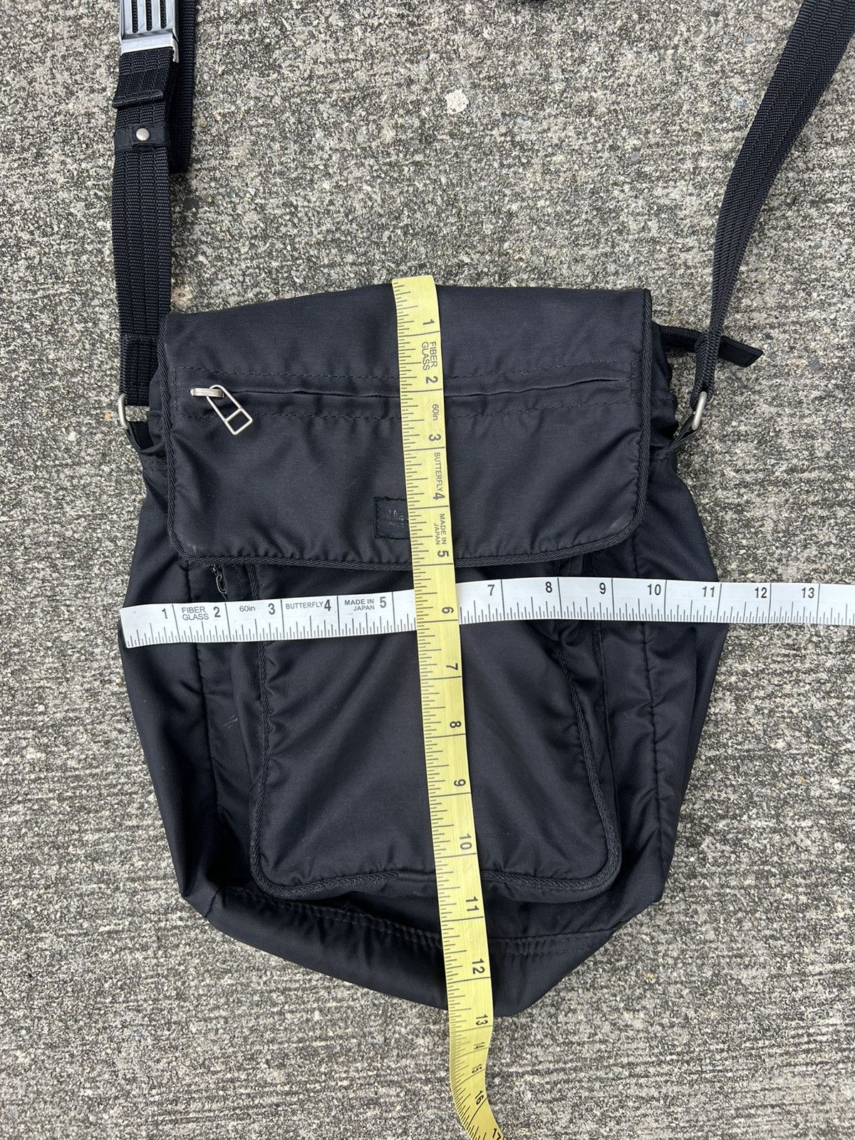 Yohji Yamamoto Vintage Yohji Yamamoto Y’saccs Black Sling Bag Size ONE SIZE - 21 Thumbnail