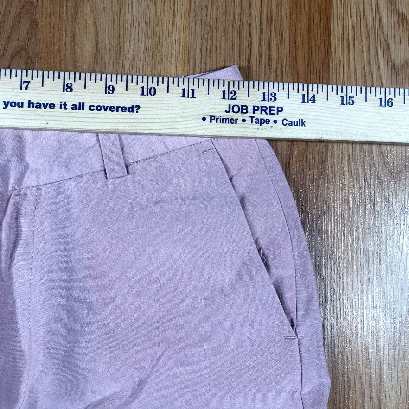 Vintage Contemporaine Pants Womens Size 0 Pink Linen Blend Straight Leg Pockets Casual Size 25" / US 0 / IT 36 - 4 Thumbnail