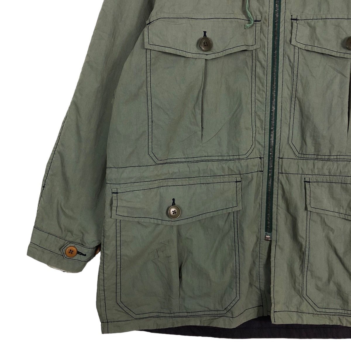 Nigel Cabourn 🔥Vintage Hunting Survival Jacket 3D Pockets Cargo Size US M / EU 48-50 / 2 - 4 Thumbnail
