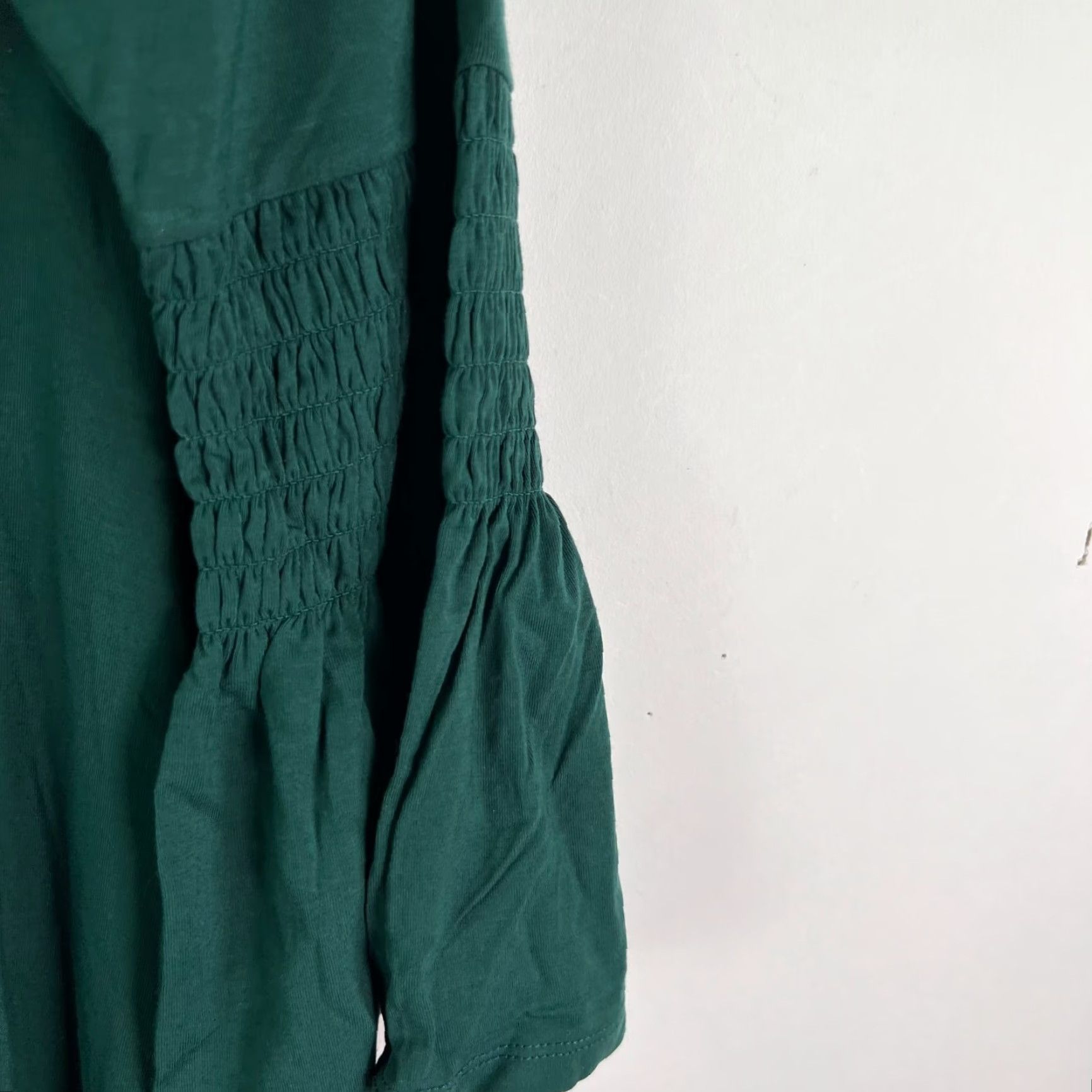 Vintage Agnes & Dora Walker Dress Green Shift M Knee Length Long Sleeve Bohemian Womens Size M / US 6-8 / IT 42-44 - 2 Thumbnail