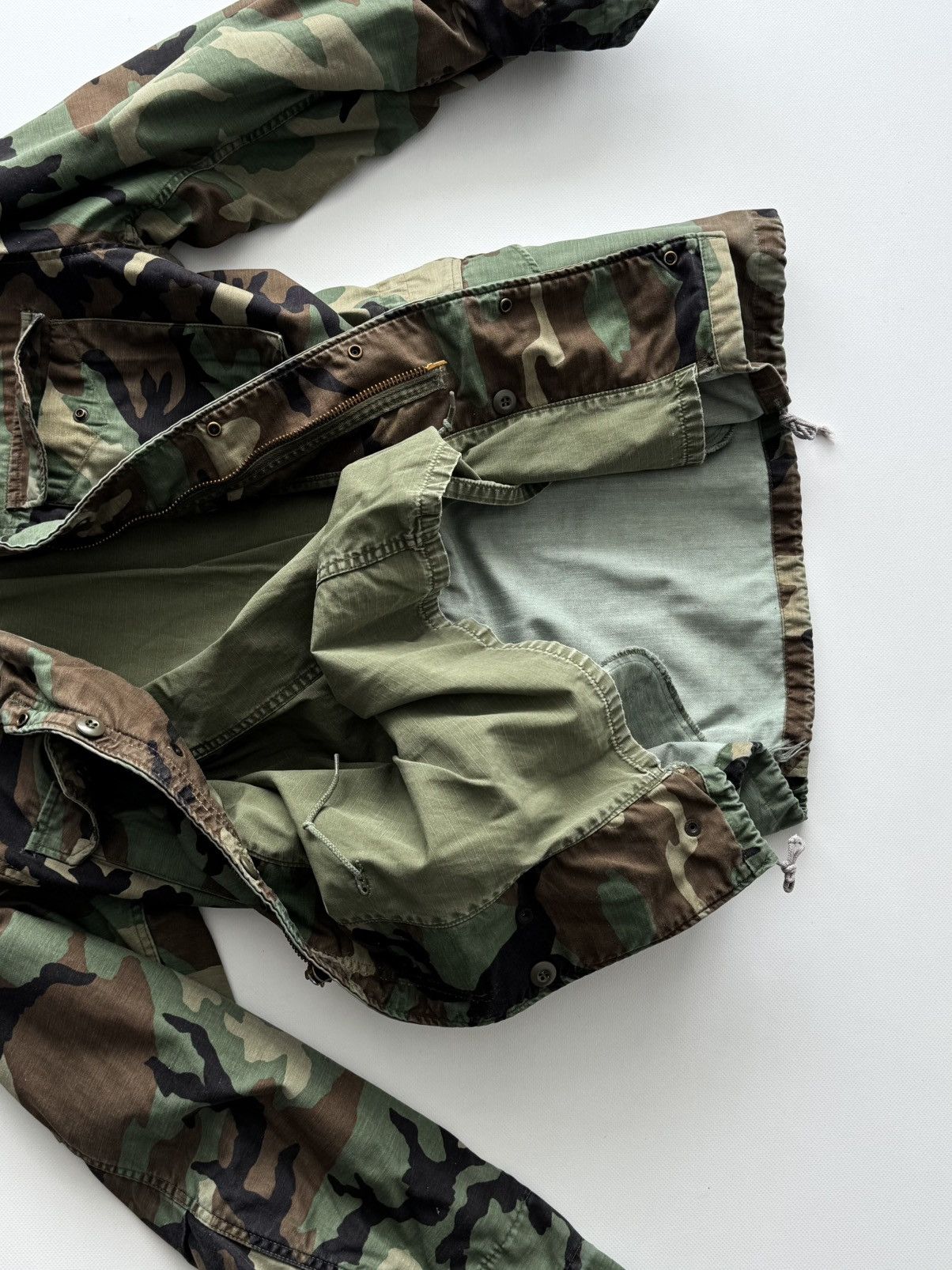 Vintage Vintage 1980s US Army M65 Woodland Camo Field Jacket Size US M / EU 48-50 / 2 - 5 Thumbnail