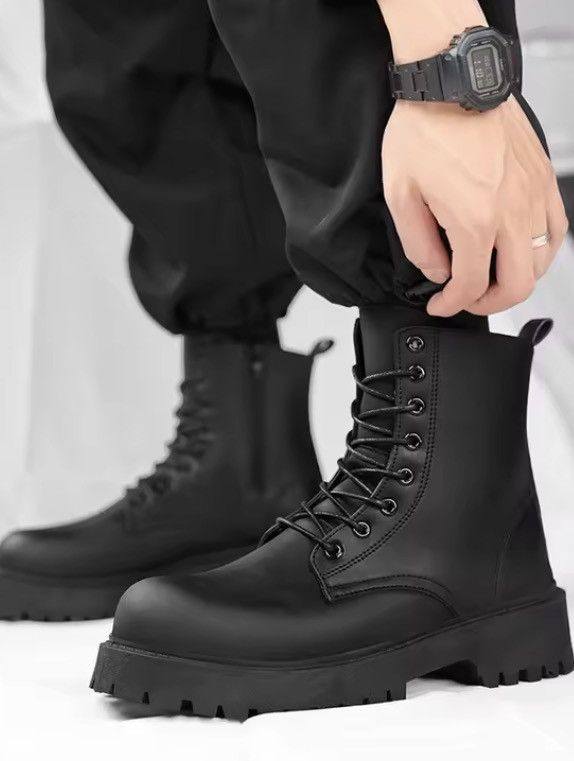 Japanese Brand Casual PU Leather Boot Size US 8 / EU 41 - 11 Thumbnail