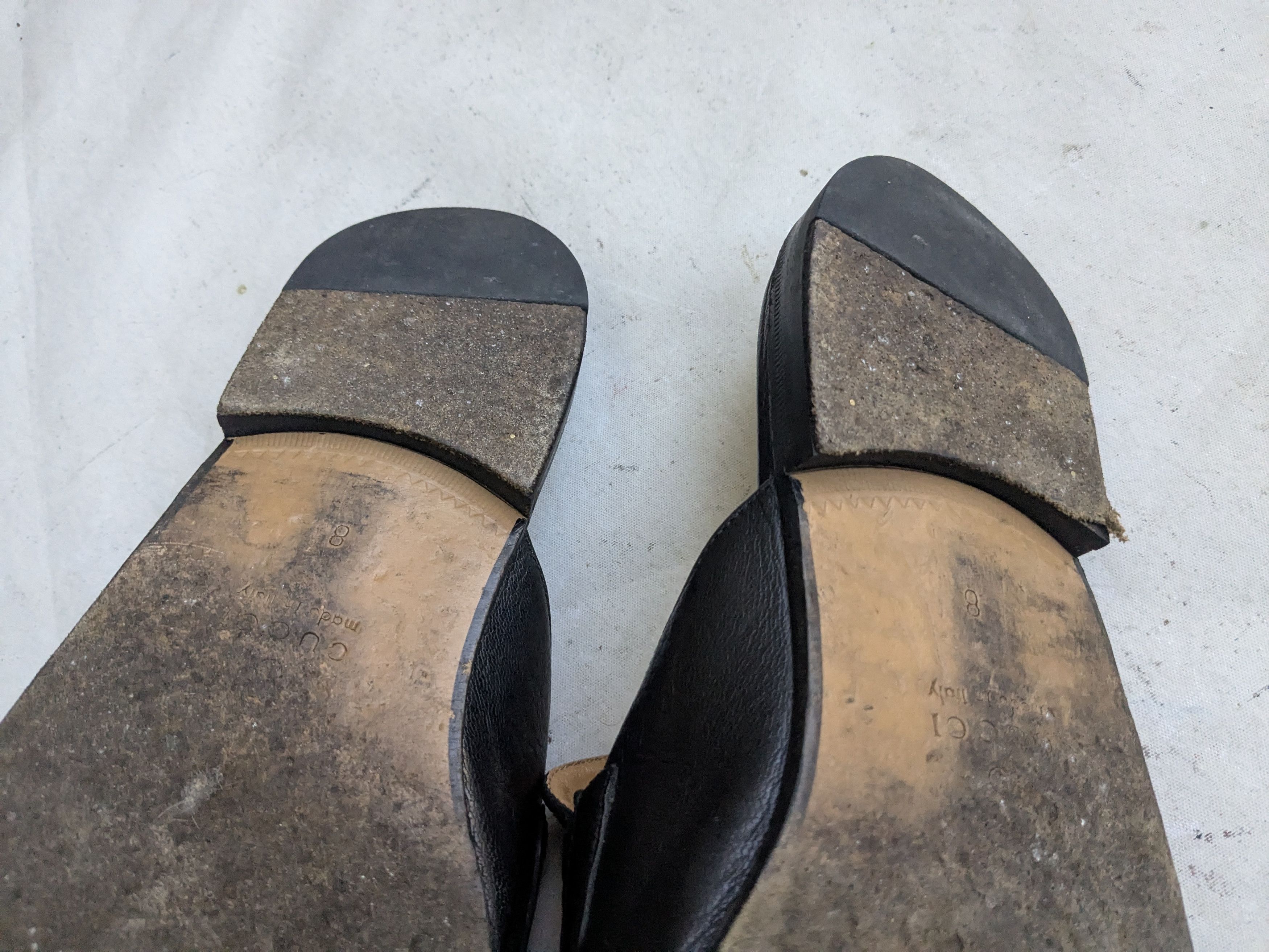 Gucci Gucci Horsebit Loafers Black Leather 8.5 Snaffle Mules Size US 8.5 / EU 41-42 - 15 Thumbnail