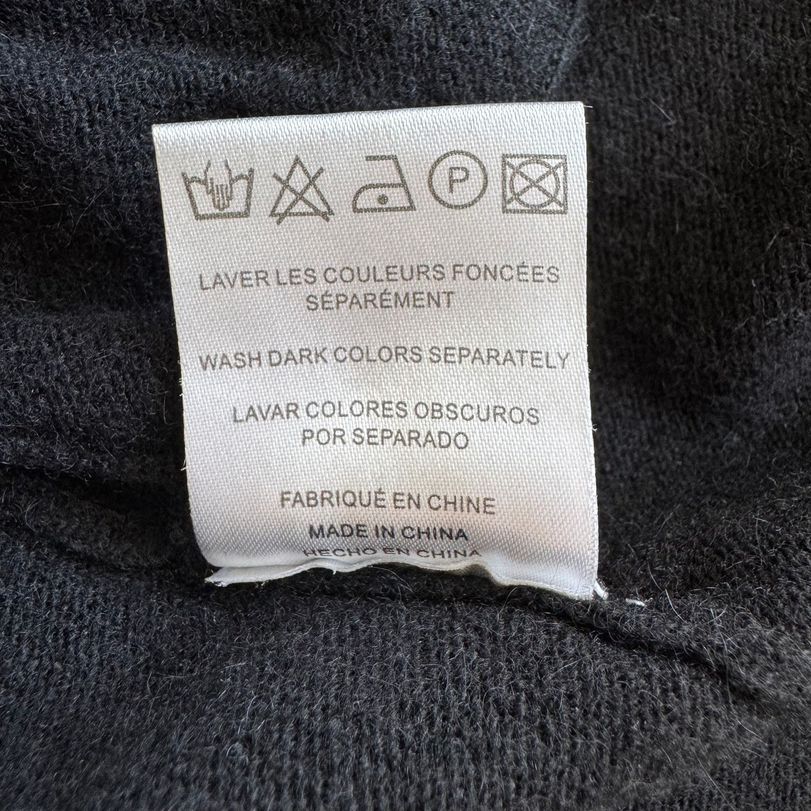 Sandro Sandro Studded Elbow Patch Black Wool/Cashmere Cardigan Size M / US 6-8 / IT 42-44 - 11 Thumbnail