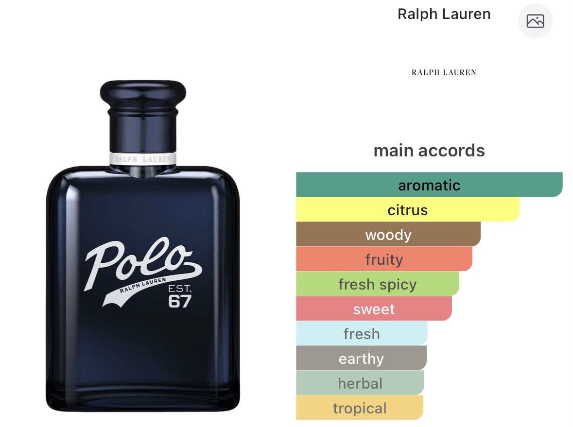Polo Ralph Lauren Polo Ralph Lauren 67 (EDT) Cologne Sample Supreme Quality Size ONE SIZE - 3 Thumbnail