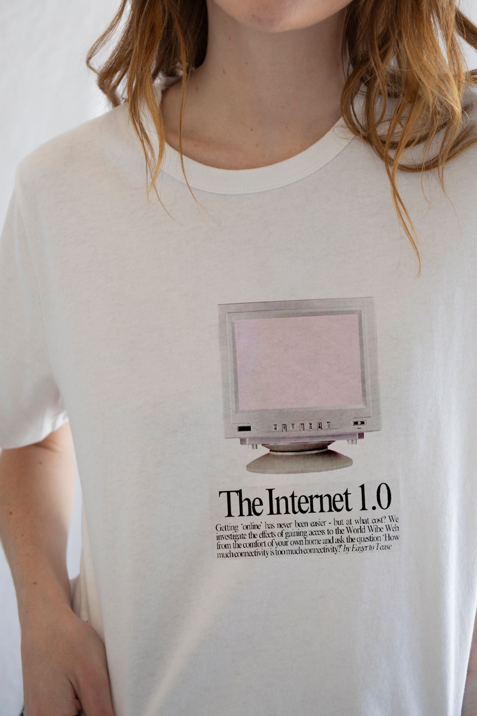 Vintage Vintage Internet Tee – Surf the Retro Web Size M / US 6-8 / IT 42-44 - 4 Thumbnail