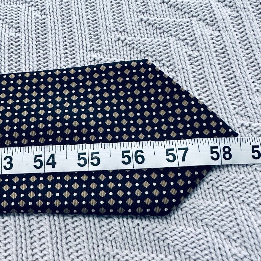 Barneys New York Barney's black with gold dot silk tie Size ONE SIZE - 4 Thumbnail