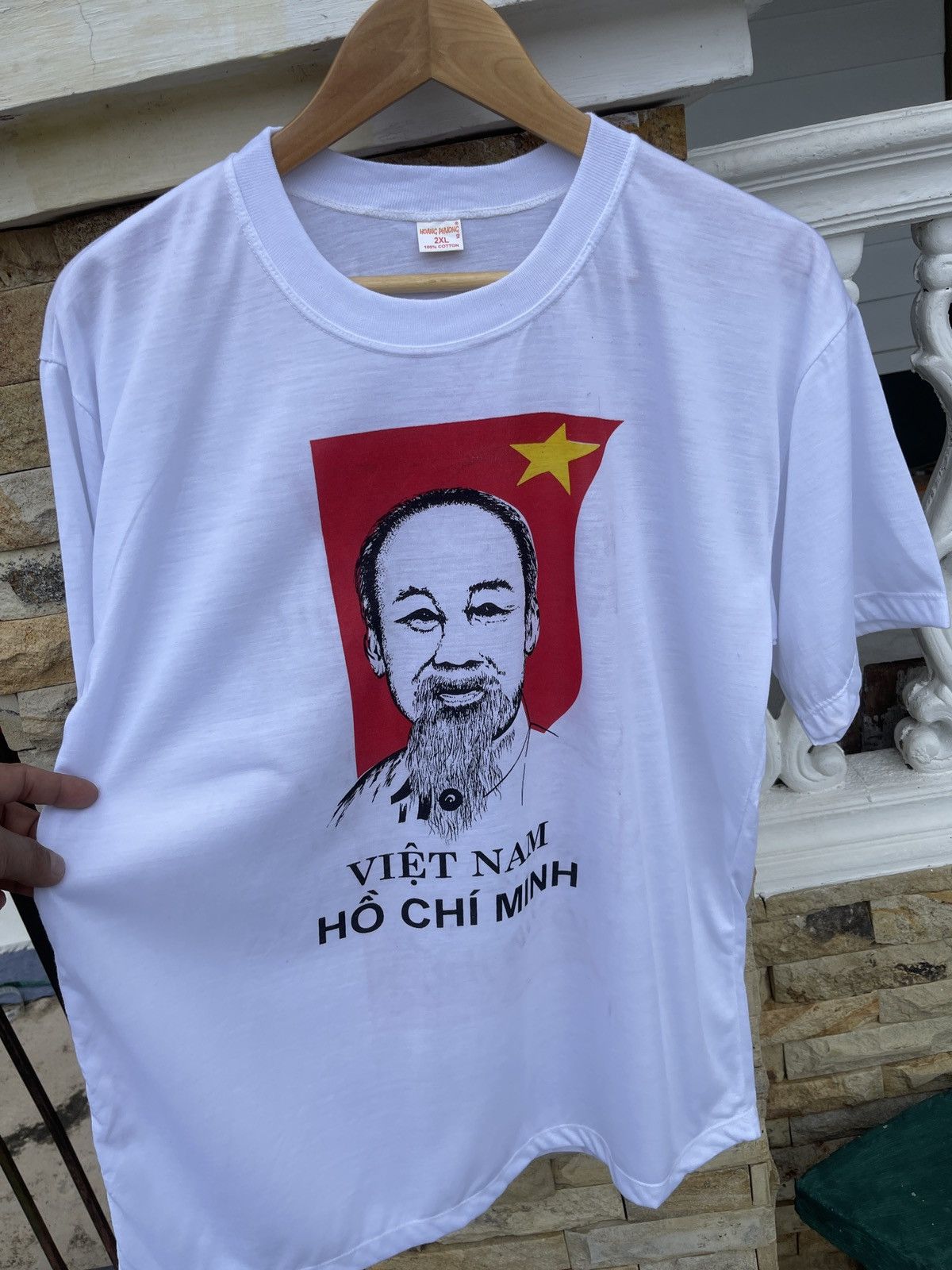 Vintage Rare🔥Vintage 90s Dictator President Vietnam Ho Chi Minh Size US XL / EU 56 / 4 - 1 Thumbnail