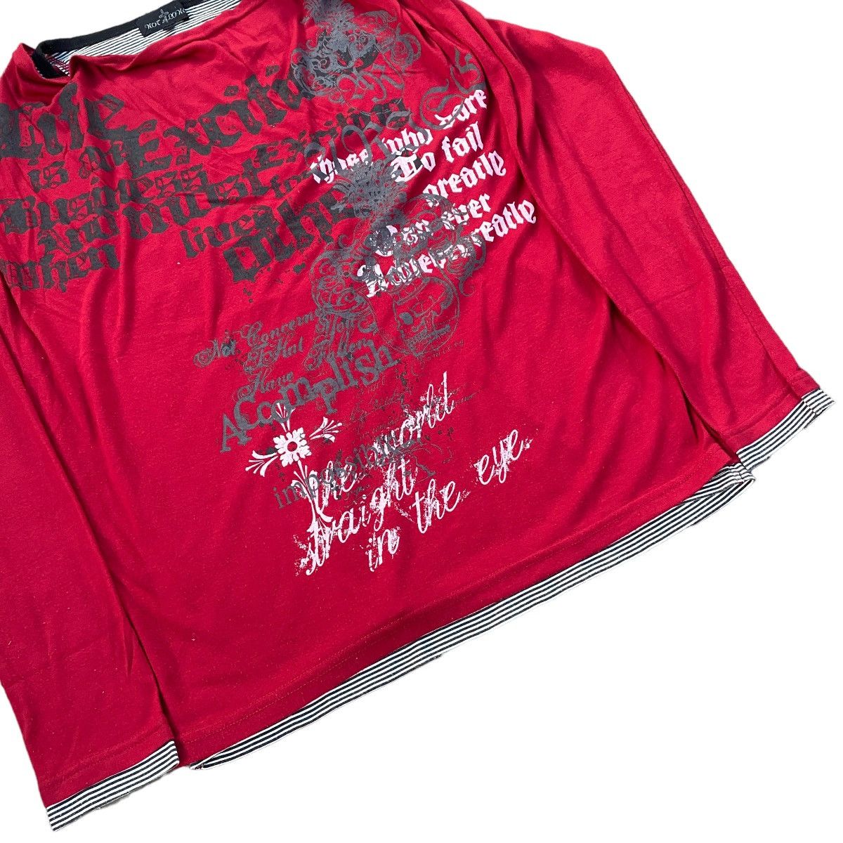 Hysteric Glamour 2000's Not Alone Double Layer Cross Poem Tribal Size US M / EU 48-50 / 2 - 4 Thumbnail