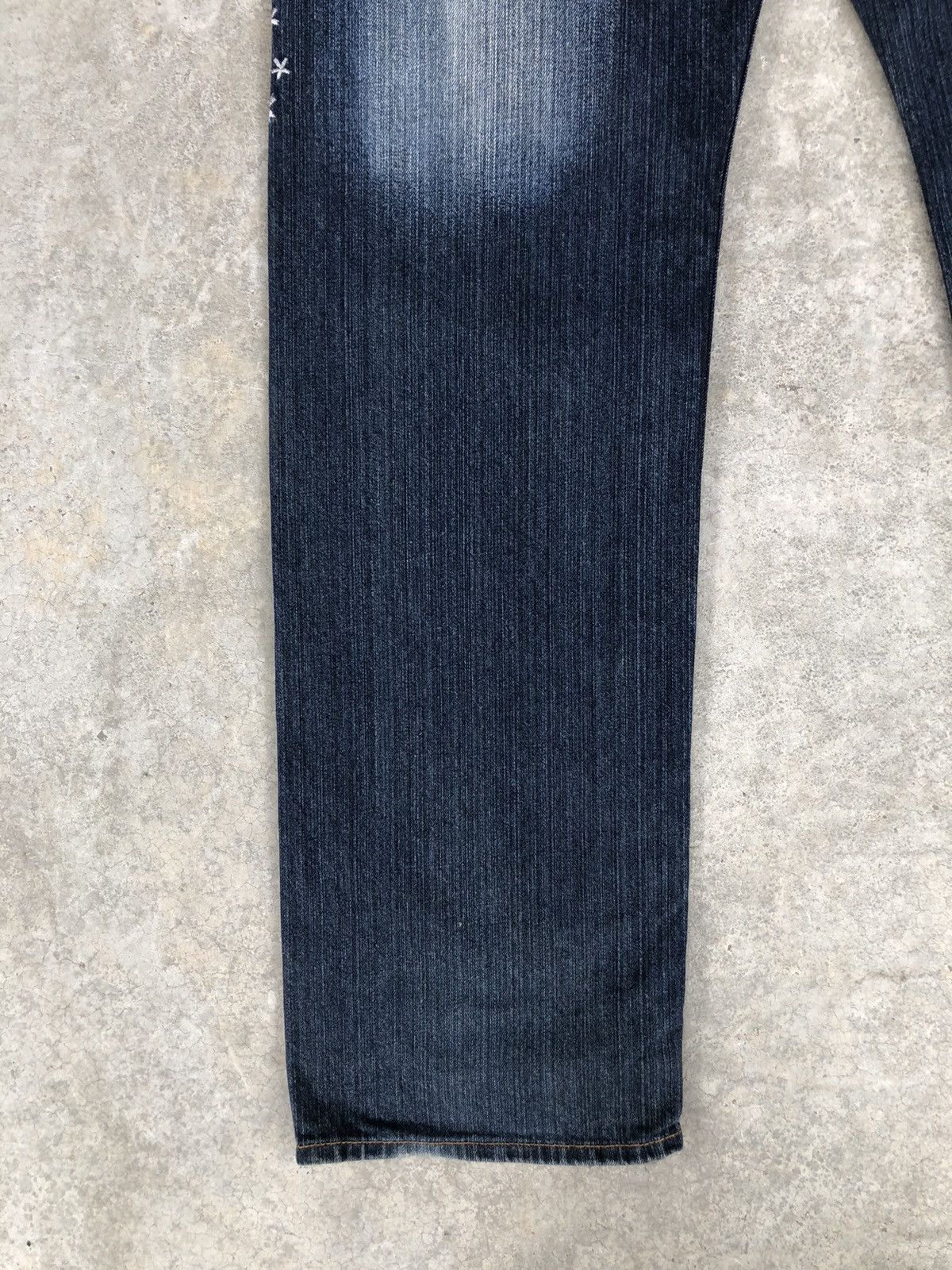 Japanese Brand Japanese Buden Embroidered Jeans Distressed Denim Size US 34 / EU 50 - 11 Thumbnail