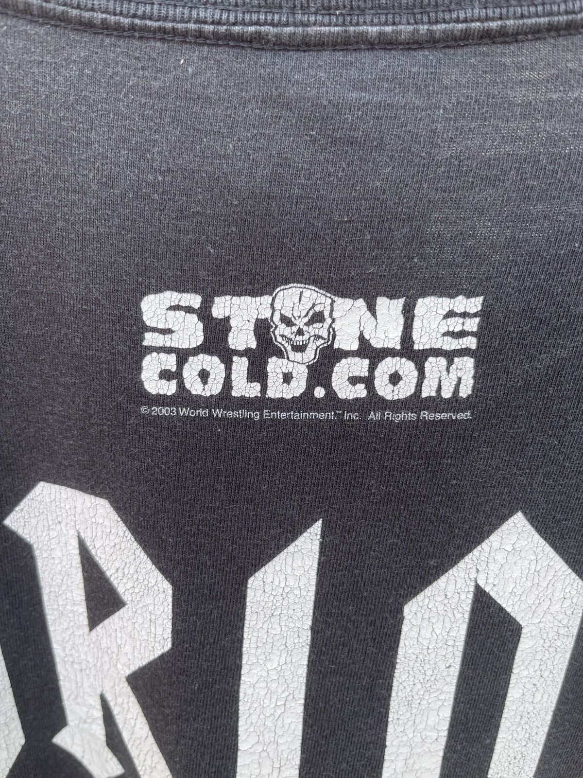 Rap Tees Rare🔥Vtg WWF Stone Cold Steve Austin Fuck Fear Faded Tee Size US XL / EU 56 / 4 - 6 Thumbnail
