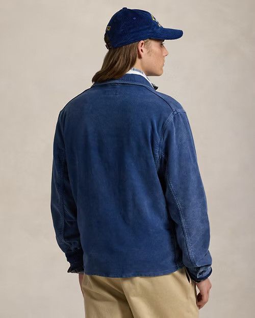Polo Ralph Lauren Polo Ralph Lauren Moleskin Utility Jacket Melazzo (Blue) XL Size US XL / EU 56 / 4 - 4 Thumbnail