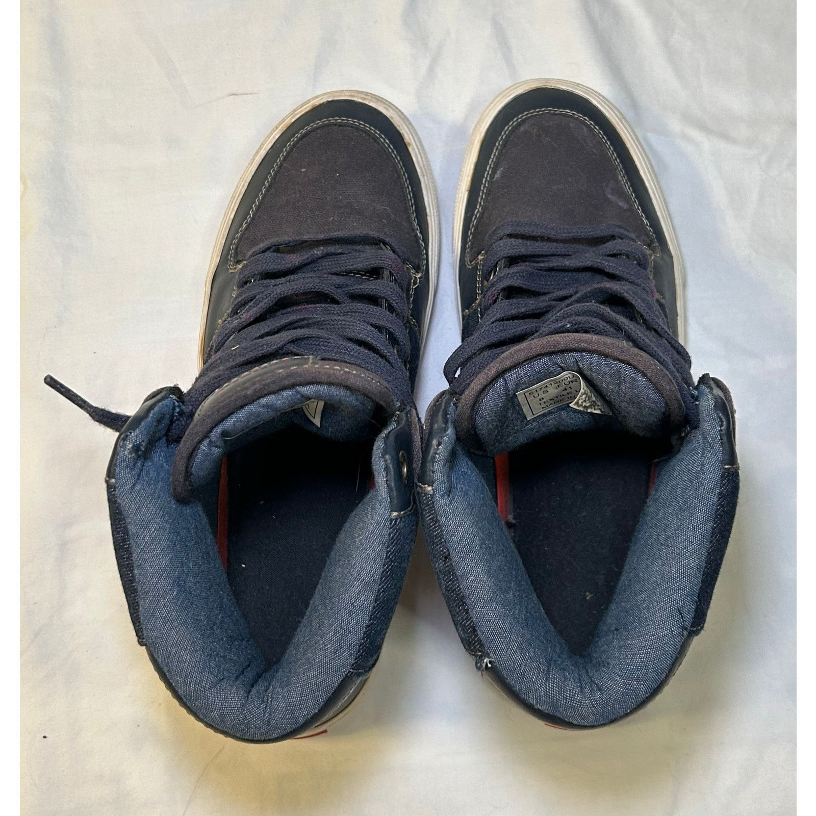 Levi's Vintage Levi Men’s Denim High Top Sneakers US Size 8 Size US 8 / EU 41 - 5 Thumbnail