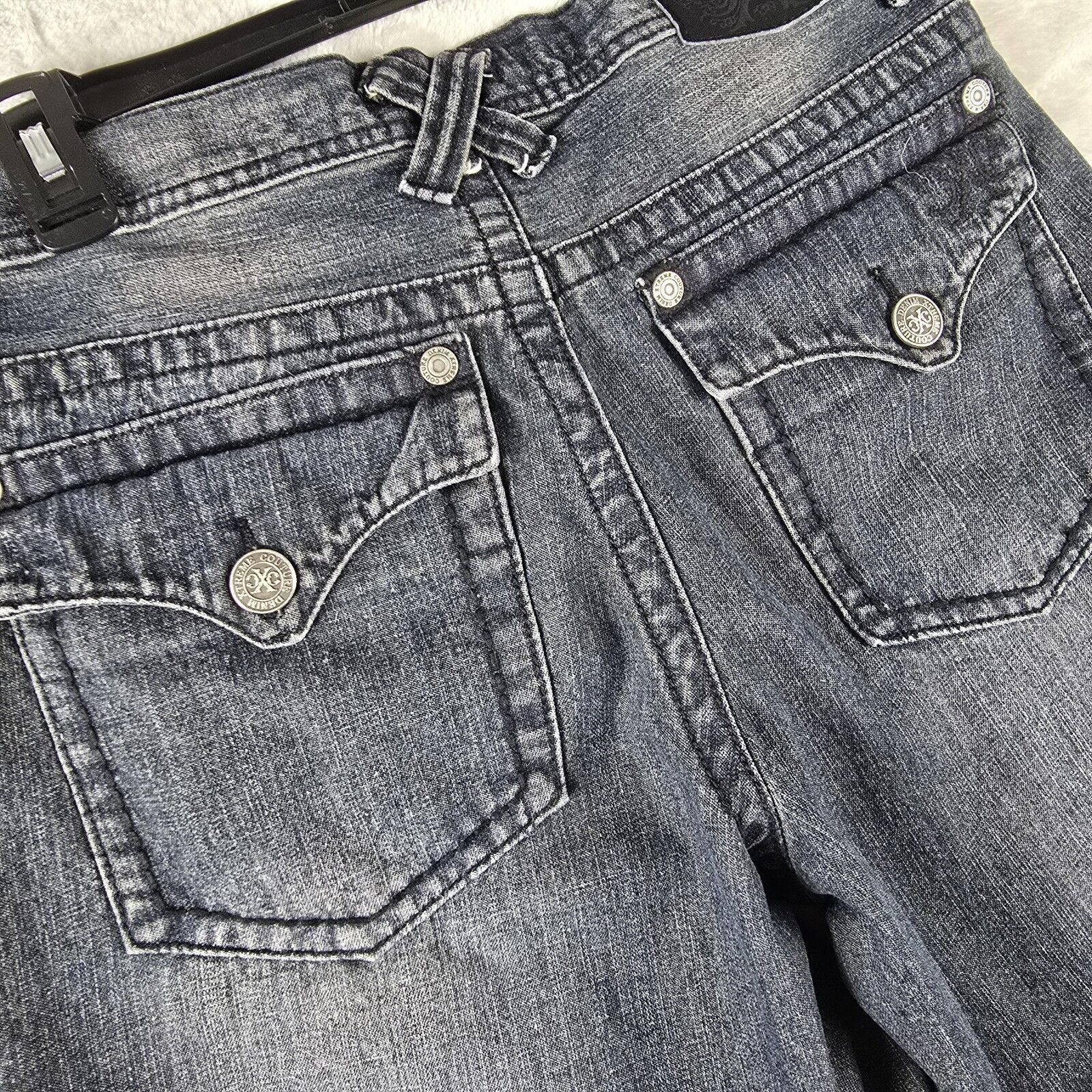 Other Y2K Xtreme Couture Distressed Blue Jean Shorts Sz 32 Baggy Size US 32 / EU 48 - 10 Thumbnail