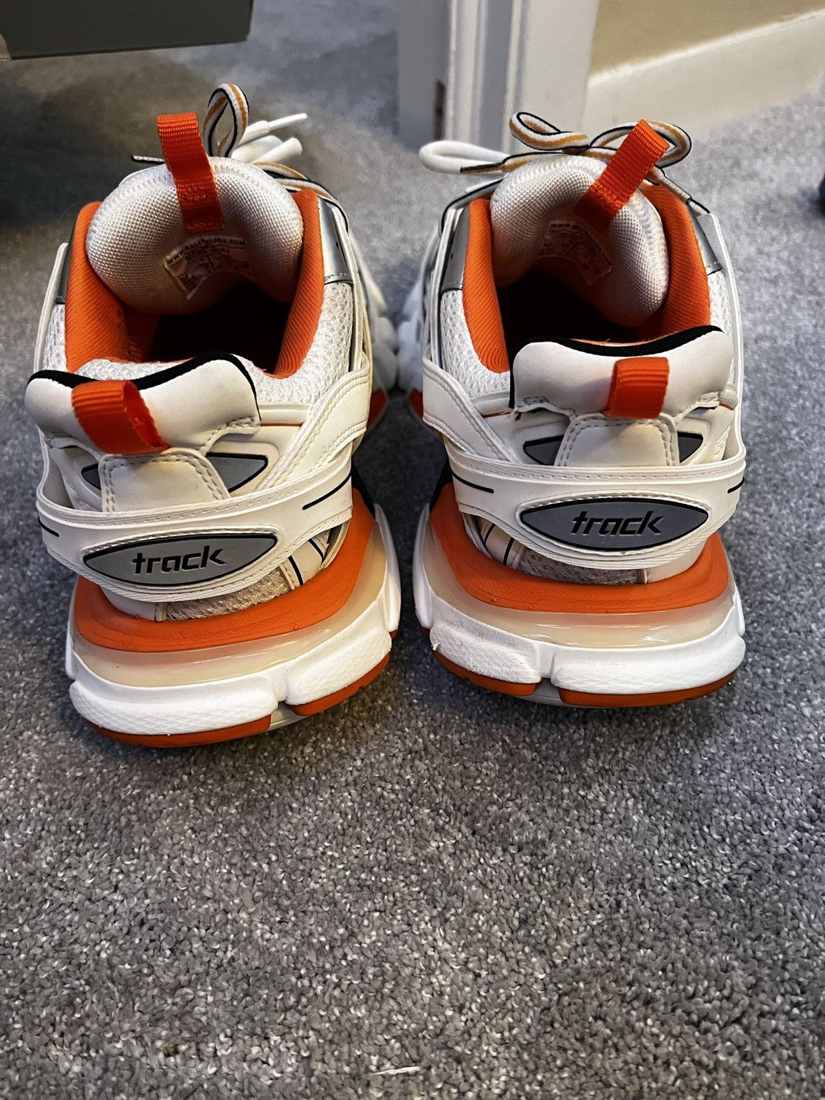 Balenciaga Balenciaga Track Orange/White Size US 9 / EU 42 - 4 Thumbnail