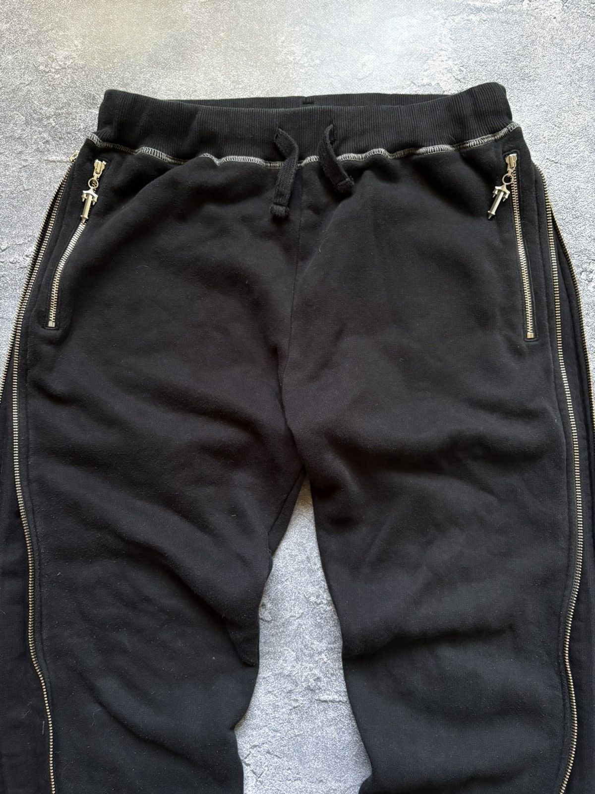 Trapstar London Trapstar London Drill Y2K Script Logo Zippered Sweatpants Size 27" / US 4 / IT 40 - 7 Thumbnail