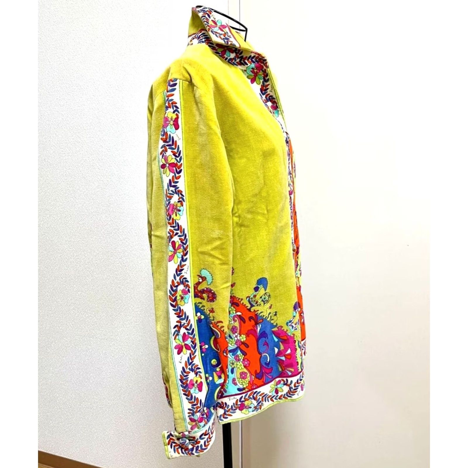Emilio Pucci VINTAGE Emilio Pucci Pop Art Print Shirt Women's Cotton Velvet Top Size 14 Size XL / US 12-14 / IT 48-50 - 4 Thumbnail