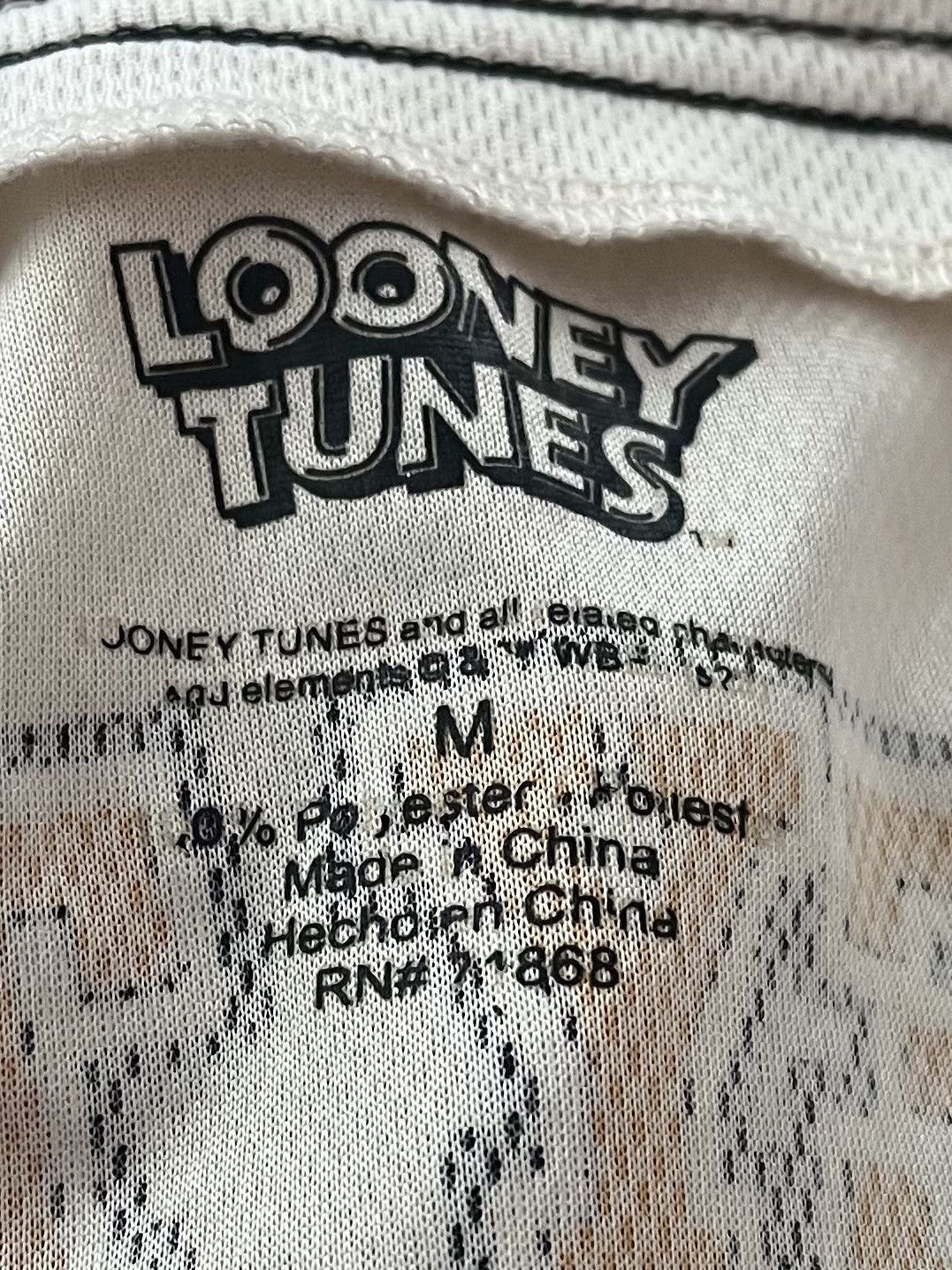 Other Looney Tunes Baseball Jersey Cream Bugs Bunny Daffy Duck Size US M / EU 48-50 / 2 - 3 Thumbnail