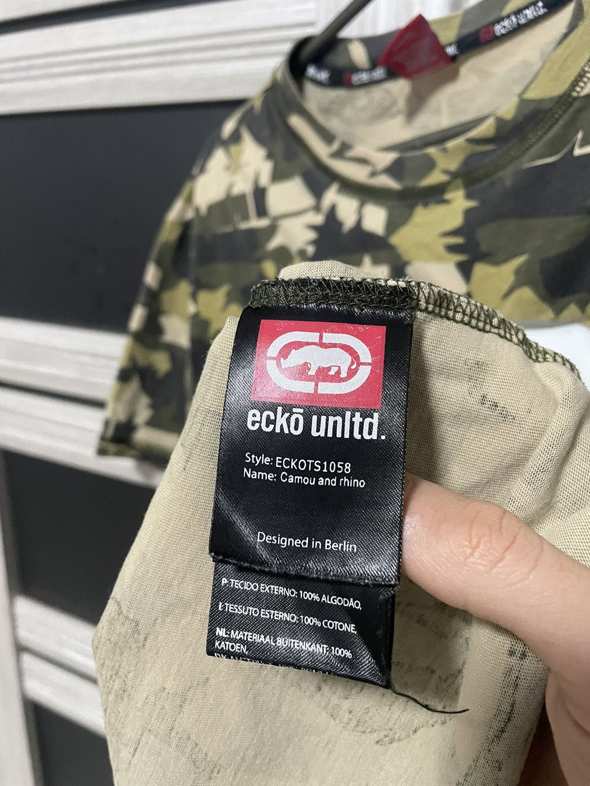 Ecko Unltd. Ecko Unltd. Y2K Camo Rhino Logo Vintage Streetwear Tee L Size US L / EU 52-54 / 3 - 12 Thumbnail