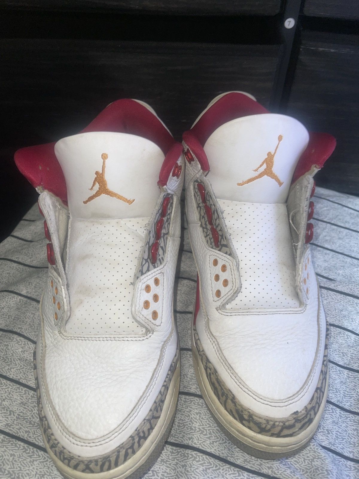 Jordan Brand Air Jordan 3 Retro 'Cardinal Red' Size US 9.5 / EU 42-43 - 1 Thumbnail