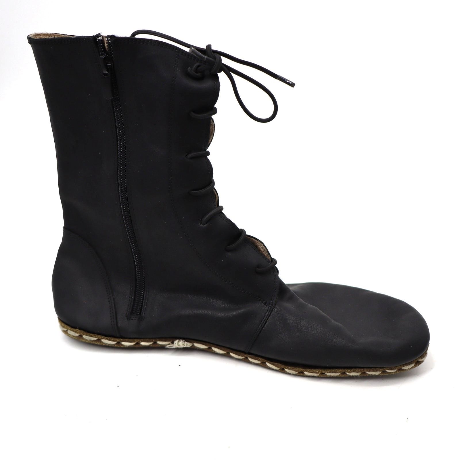Other NEFES Handmade Black Buffalo LeatherGrounding Effect Boot Size US 11.5 / EU 44-45 - 6 Thumbnail