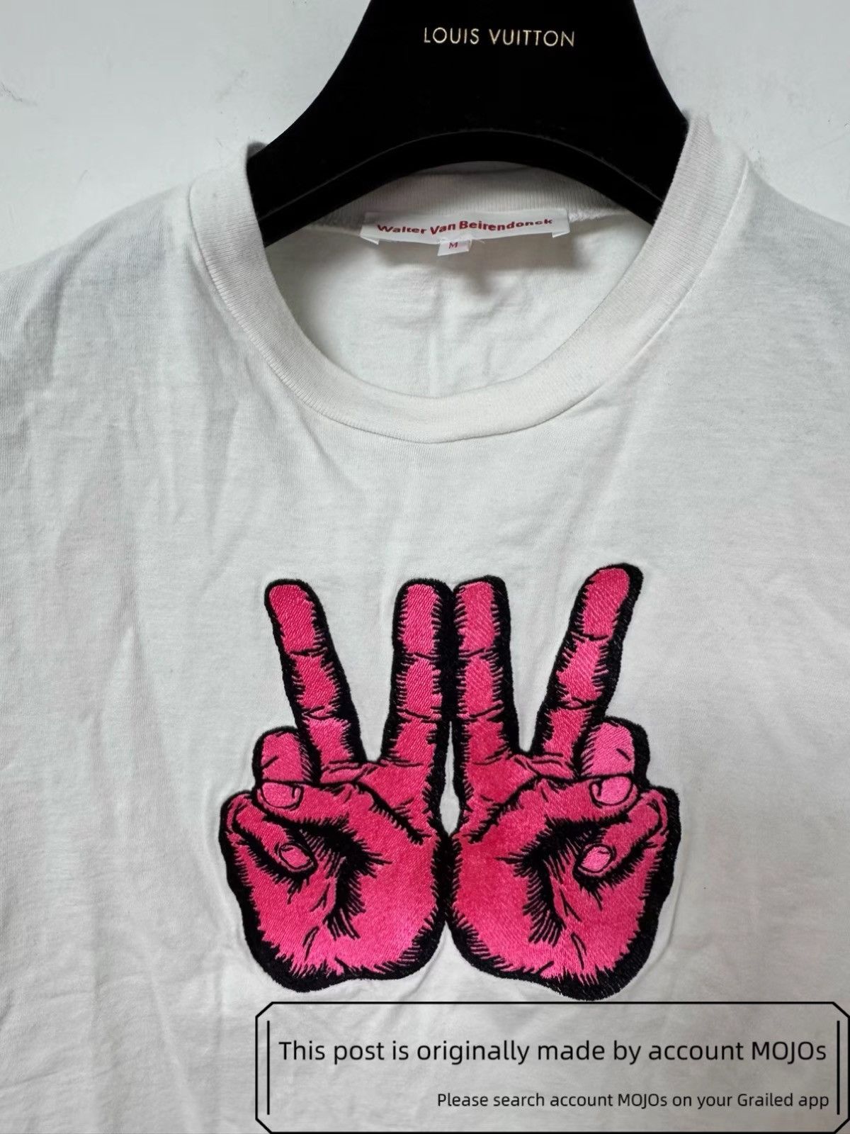 Walter Van Beirendonck Sz M Walter Van Beirendonck Yeah Sign Tee mojos1227 Size US M / EU 48-50 / 2 - 2 Thumbnail