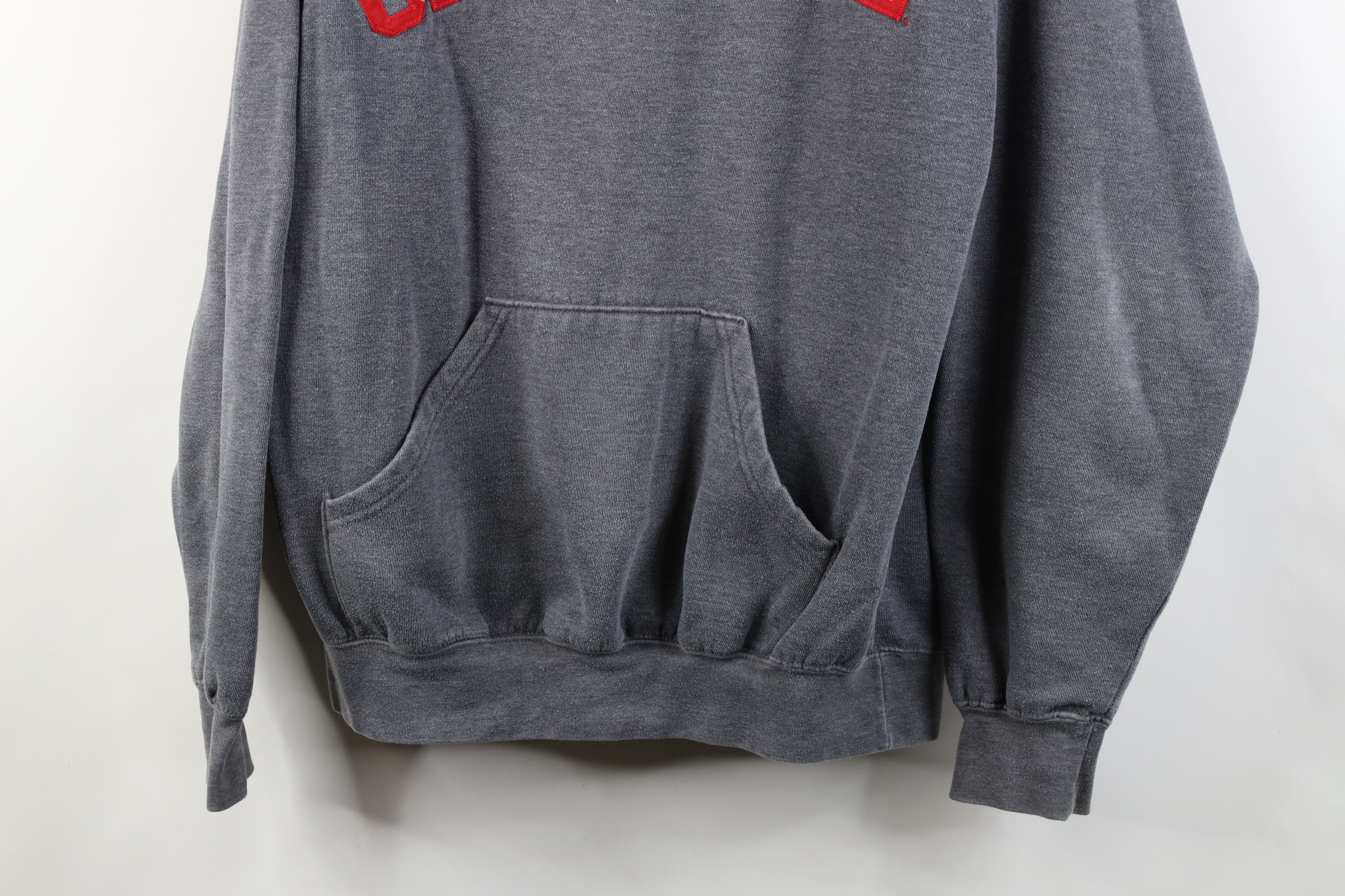Vintage Vintage 90s Ohio State University Hoodie Sweatshirt Gray Size US L / EU 52-54 / 3 - 3 Thumbnail