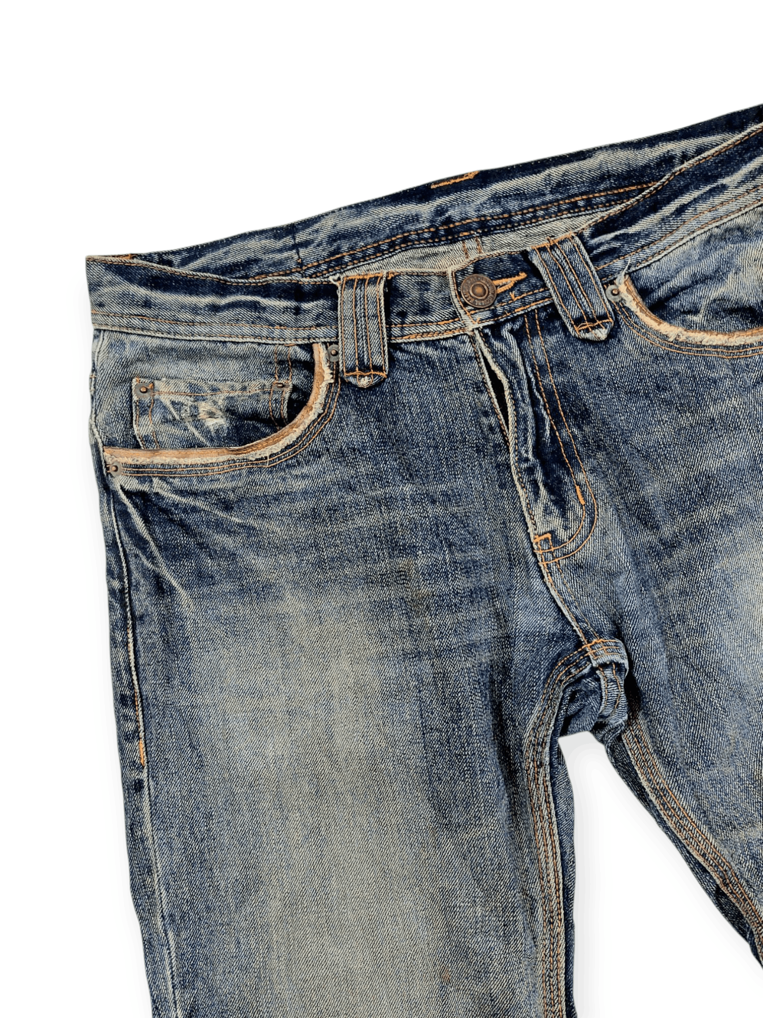 Vintage Vintage Edge Ruppert Punk Flare Denim Size US 32 / EU 48 - 7 Thumbnail