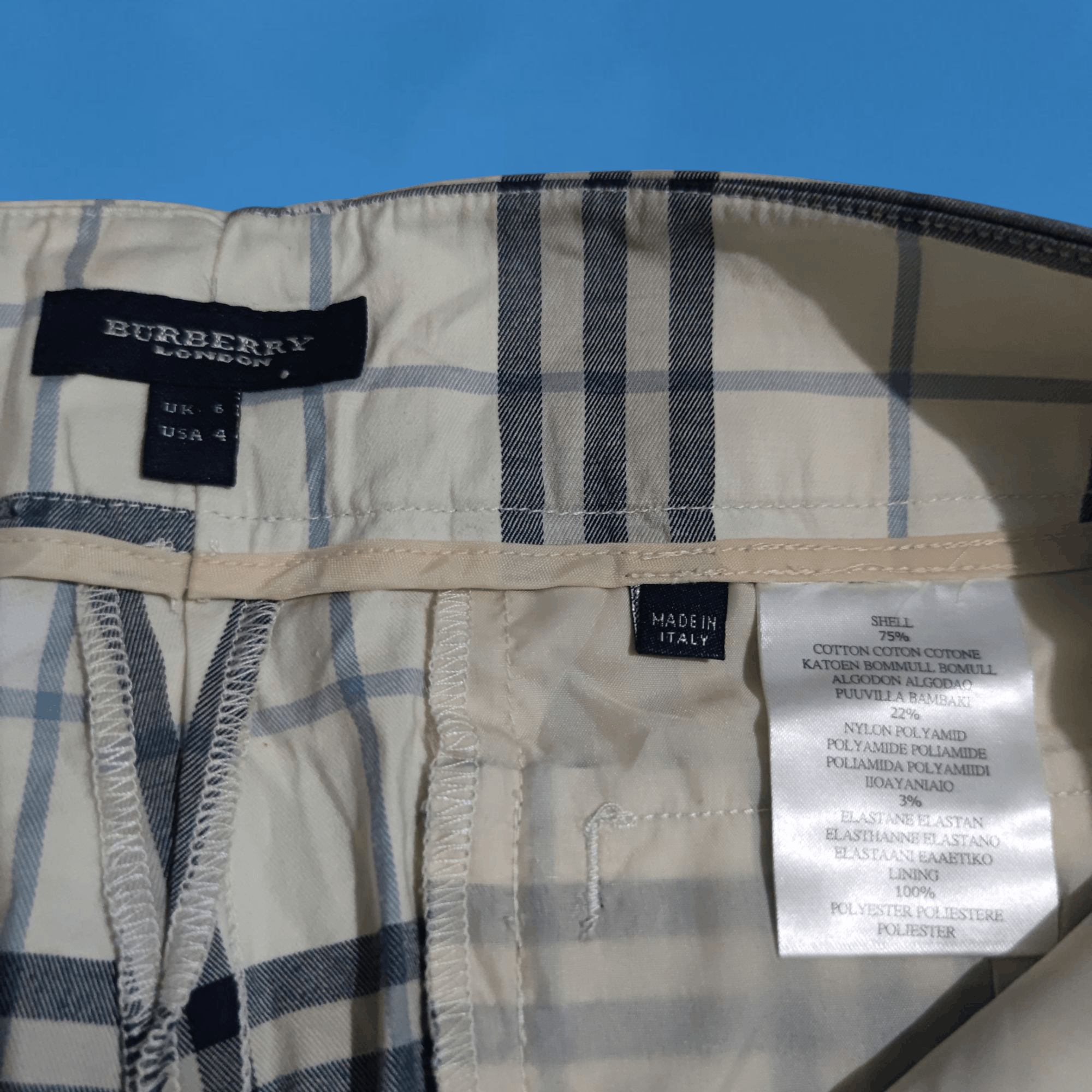 Burberry Burberry Nova Check Shorts Made In Italy Size 27" / US 4 / IT 40 - 5 Thumbnail