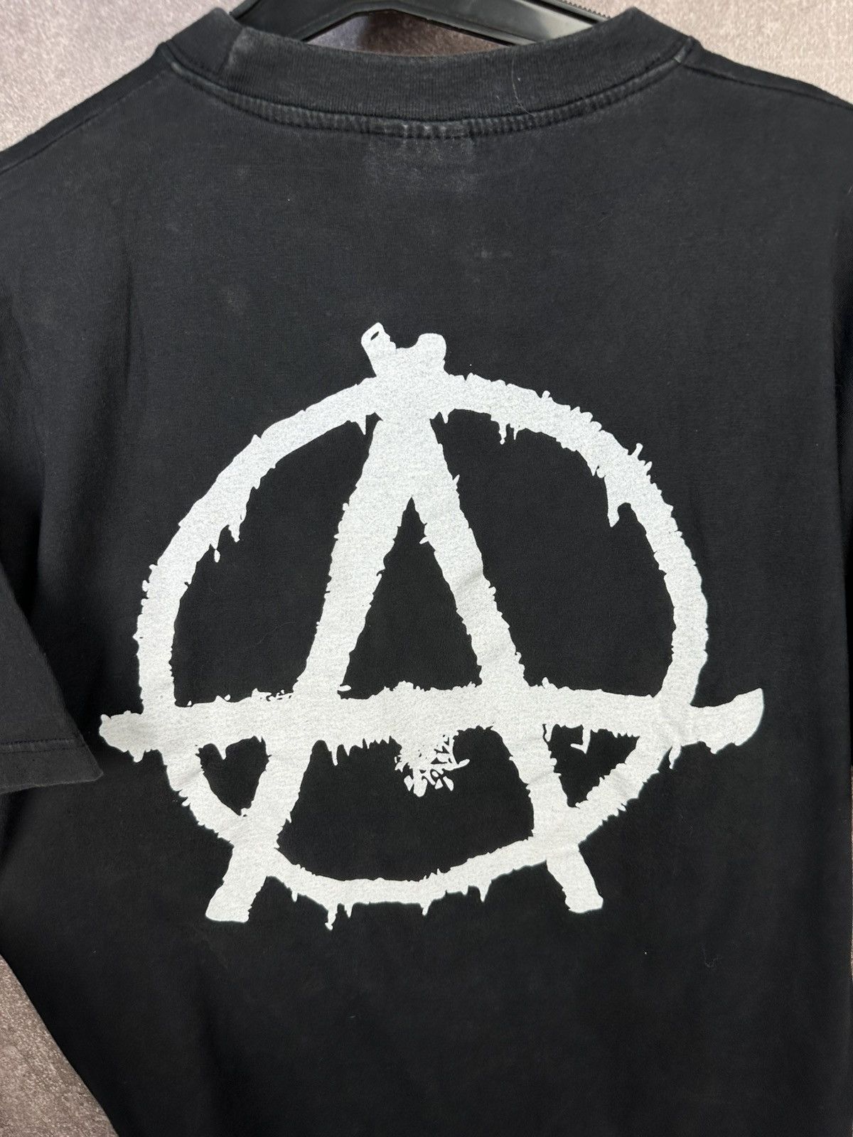 Vintage Vintage 90s Anarchy Punk’s T-Shirt Size US XL / EU 56 / 4 - 4 Thumbnail