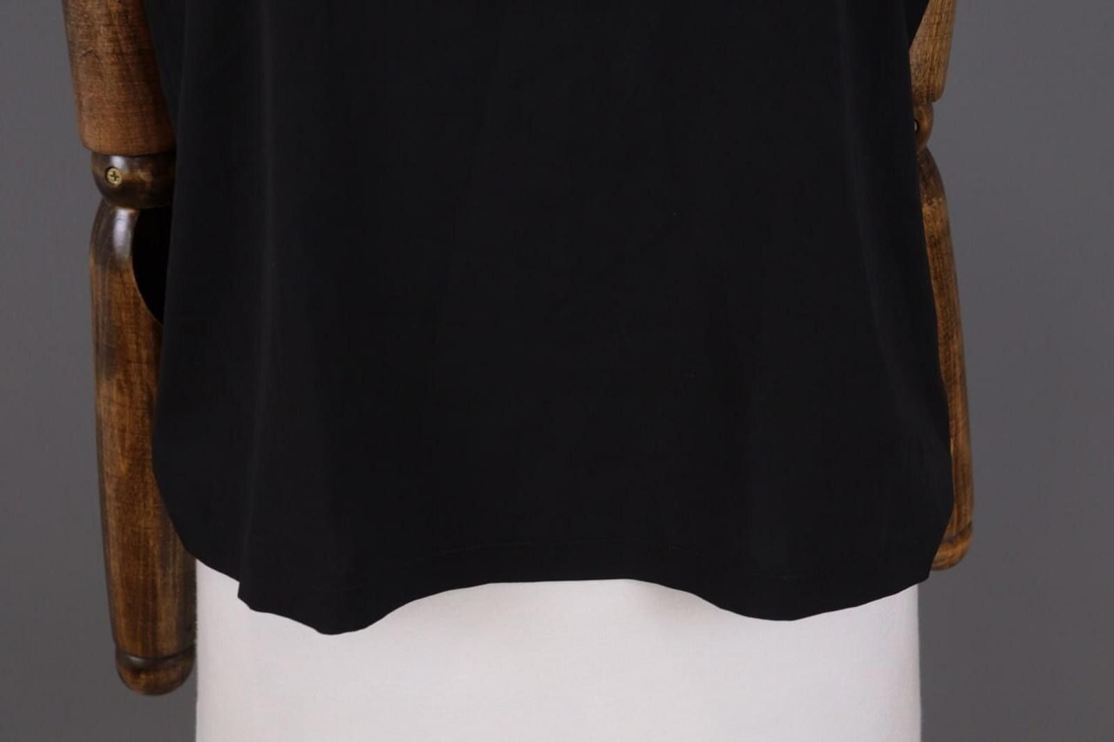 Designer COP COPINE Black Sleeveless Summer Stretch Top Shirt Size M / US 6-8 / IT 42-44 - 3 Thumbnail