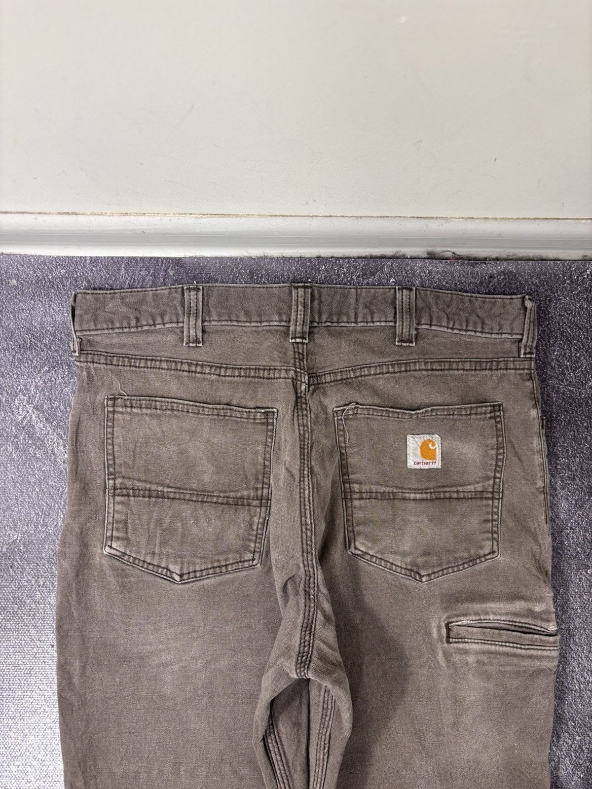 Carhartt Vintage Carhartt Relaxed Fit Khaki Brown Work Pants Trousers Size US 33 - 5 Thumbnail