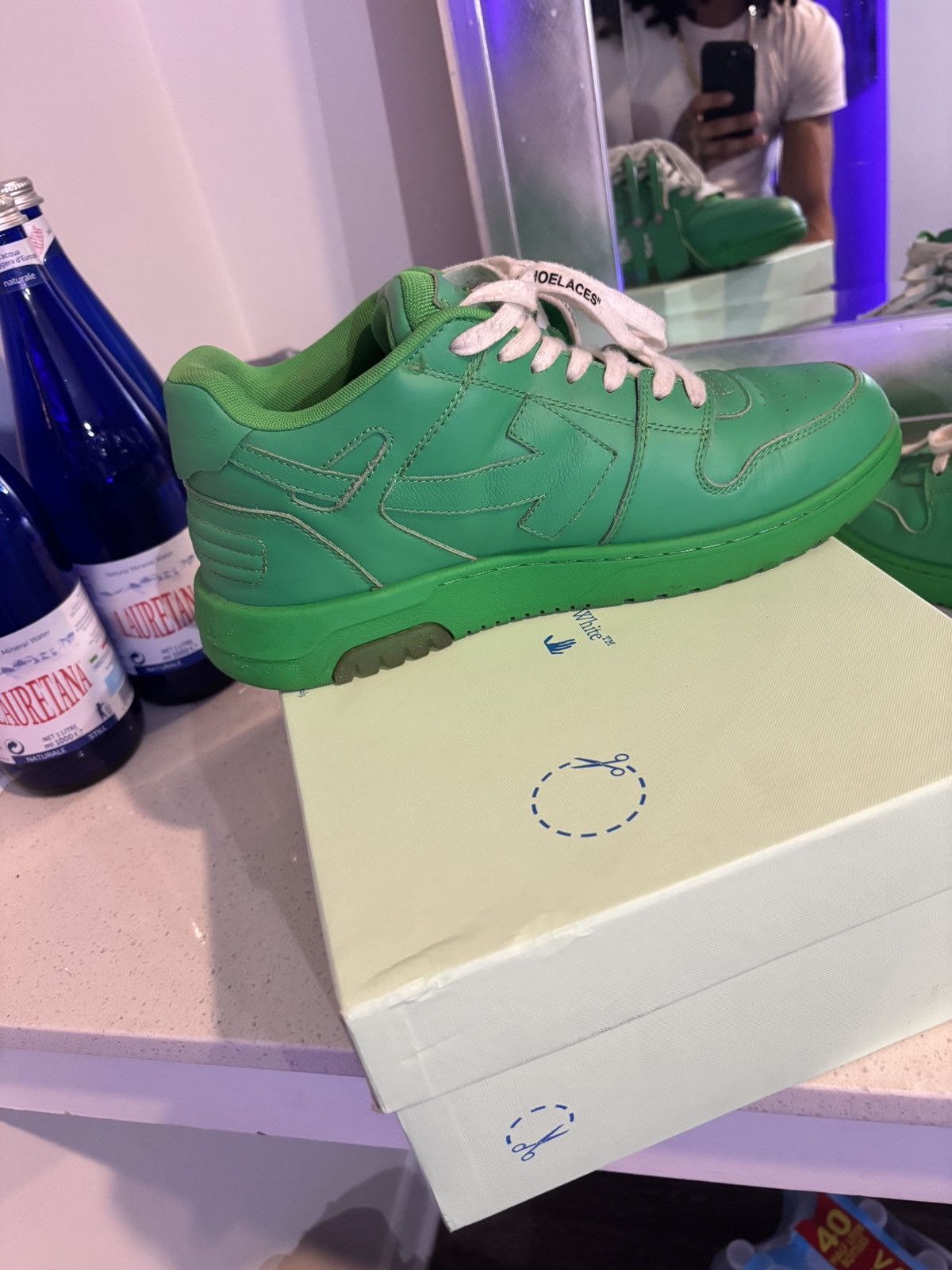Off-White Off white Out of Office ‘For Walking- green Size US 10 / EU 43 - 7 Thumbnail