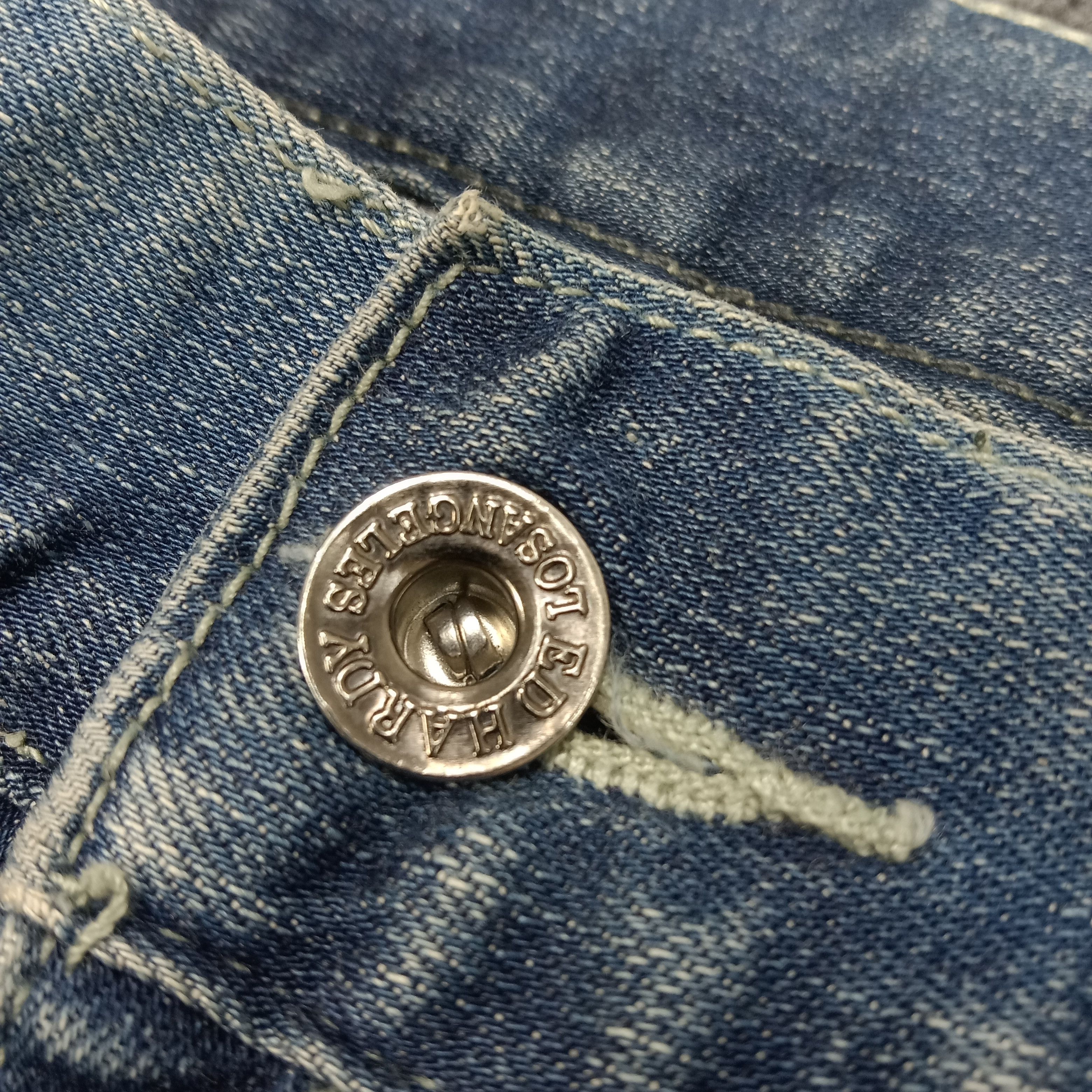 Christian Audigier × Ed Hardy × Vintage Ed Hardy by Christian Audiger Embroidery Denim Jeans Size 32" / US 10 / IT 46 - 7 Thumbnail