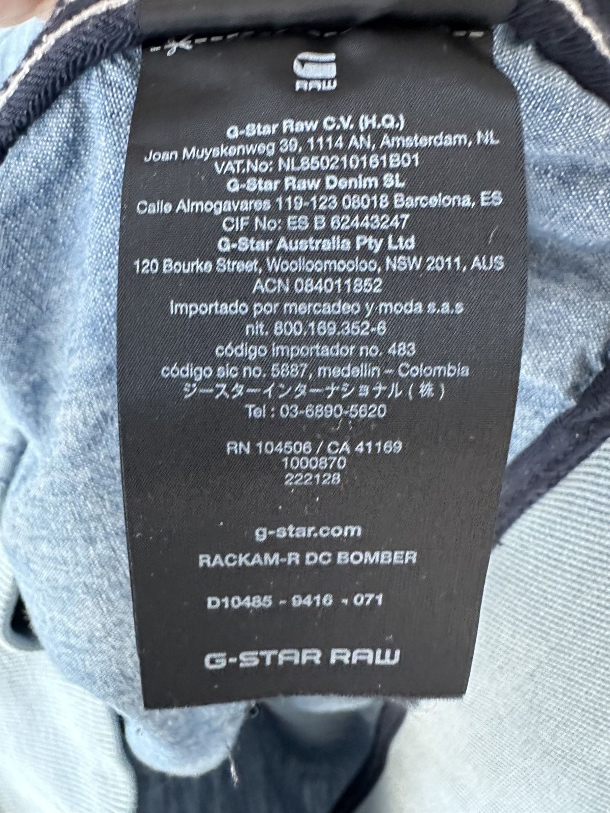 G-Star G-Star Rackam-R bomber jacket blue Size US XS / EU 42 / 0 - 9 Thumbnail