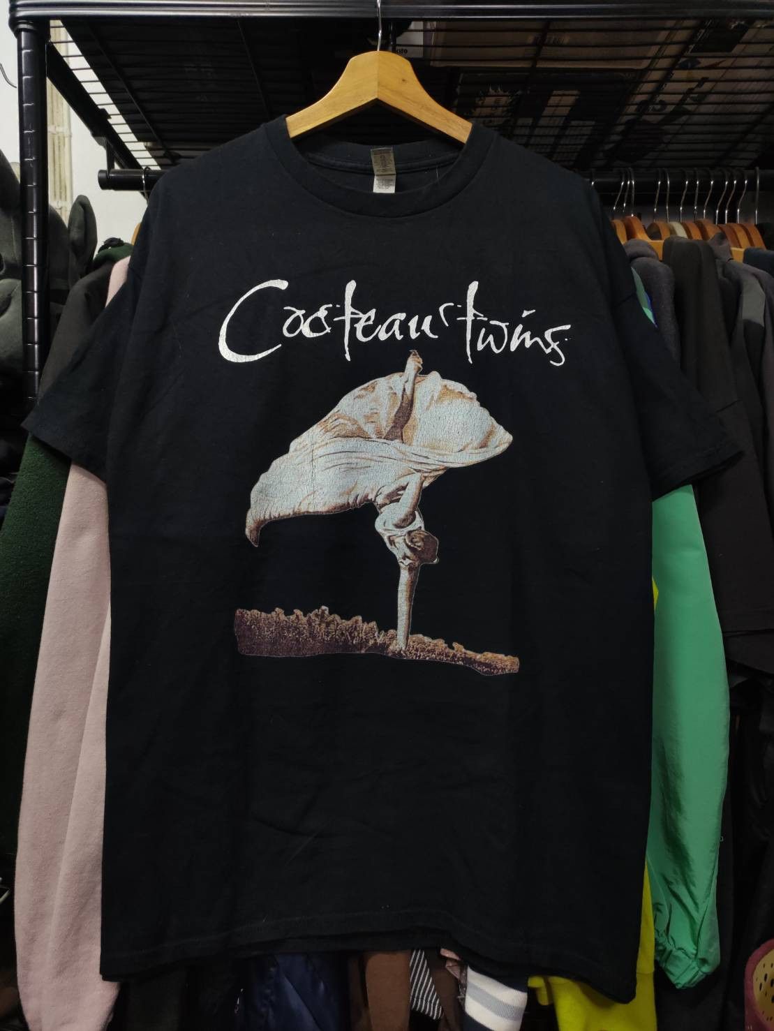 Band Tees Vtg Cocteau Twins Band " Lullabies " Album Promo T-Shirt Size US XL / EU 56 / 4 - 2 Thumbnail