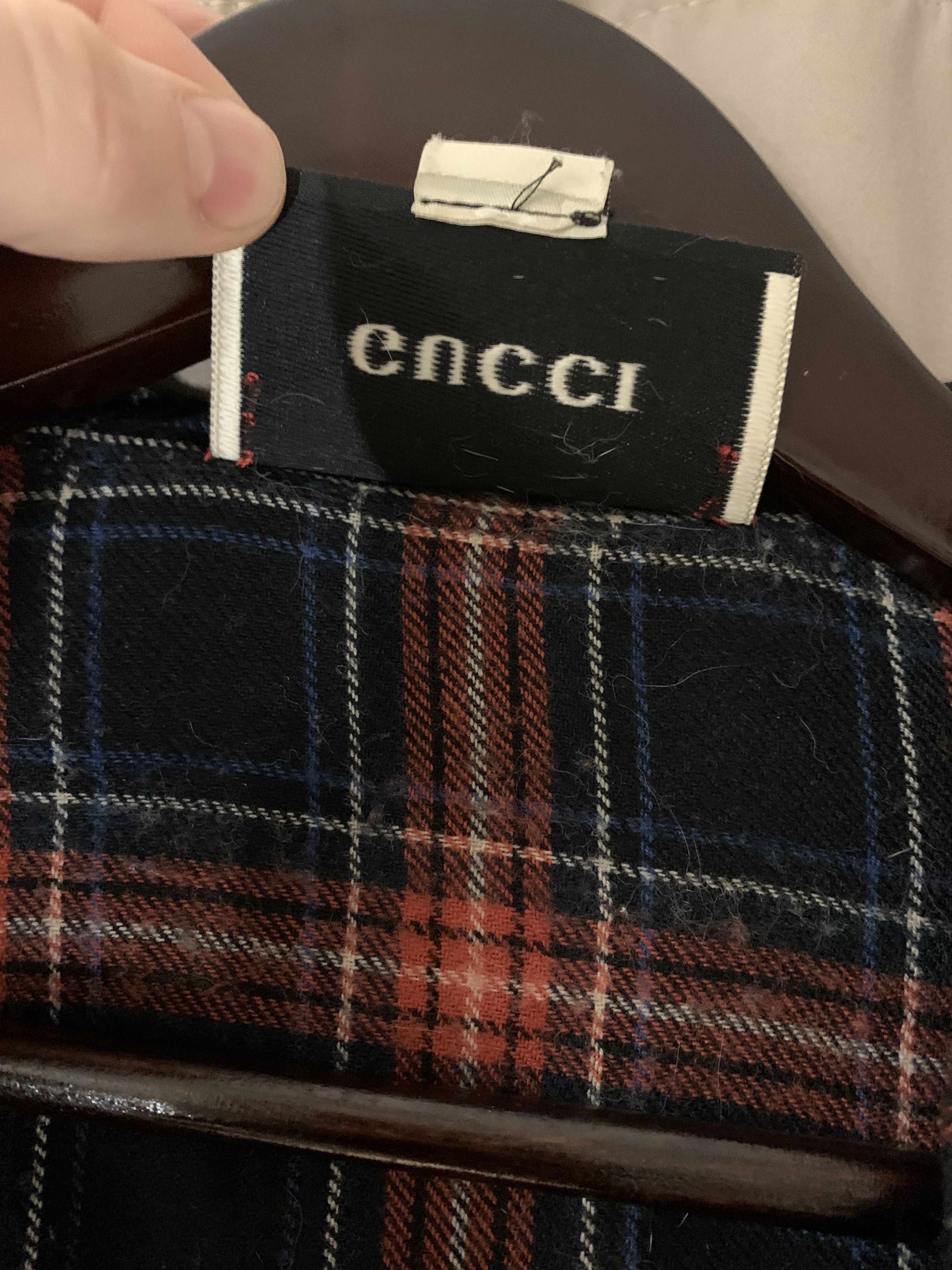 Gucci Plaid shirt with tie. Size US M / EU 48-50 / 2 - 5 Thumbnail