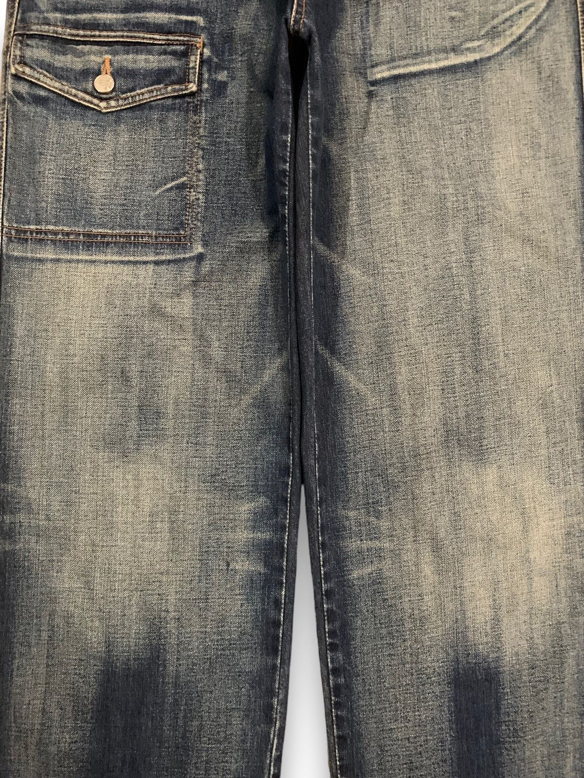 Valentino Vintage Valentino Rudy Italy Faded Baggy Bush Denim Pants Size US 33 - 6 Thumbnail