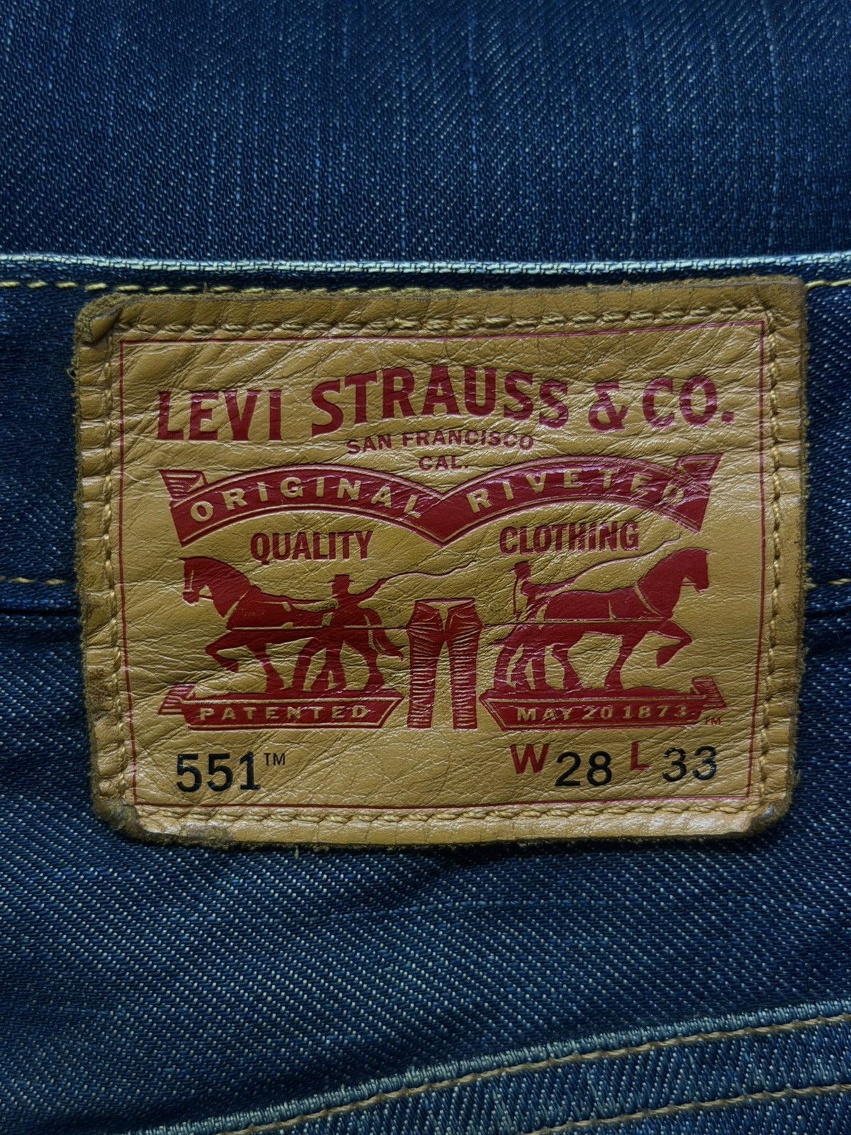 Levi's Vintage Levi’s 551™ Japan Market Denim Jeans | Vintage Faded Size US 29 - 12 Thumbnail