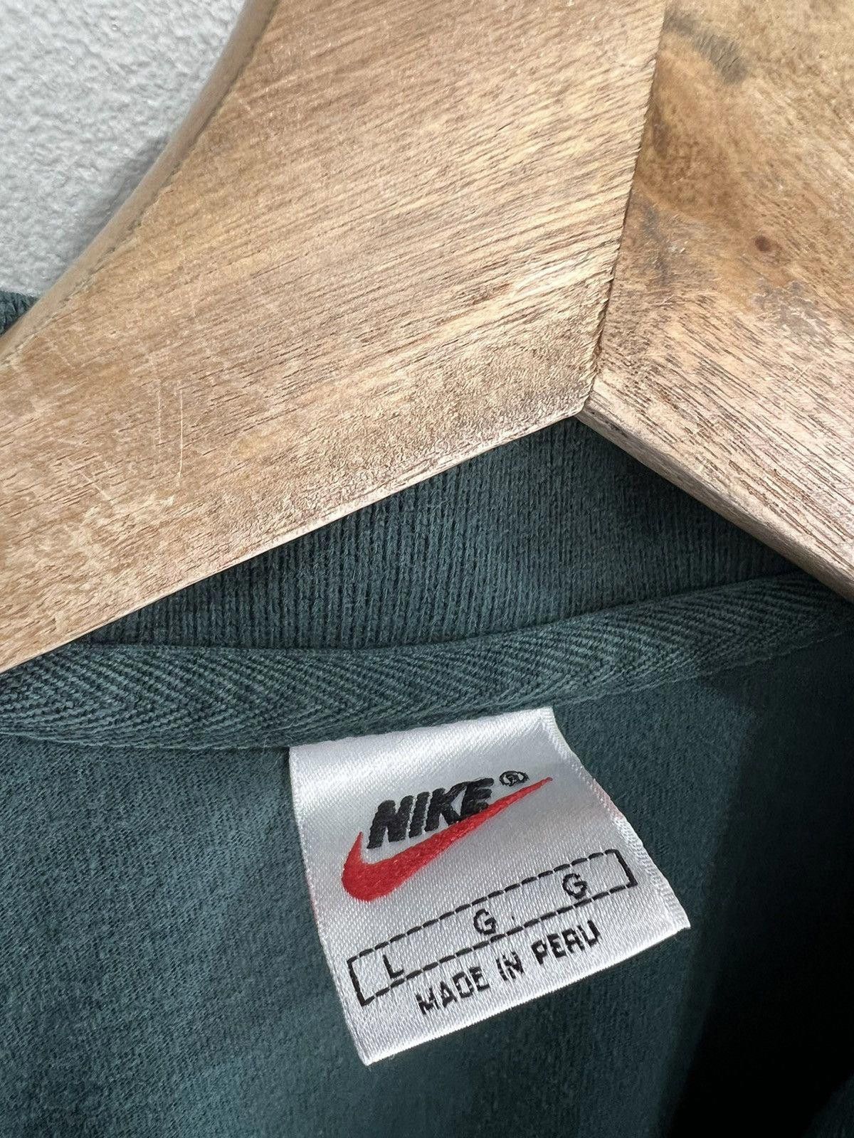 Nike Vintage Nike Forest Green Polo Shirt swoosh check Size US L / EU 52-54 / 3 - 4 Thumbnail