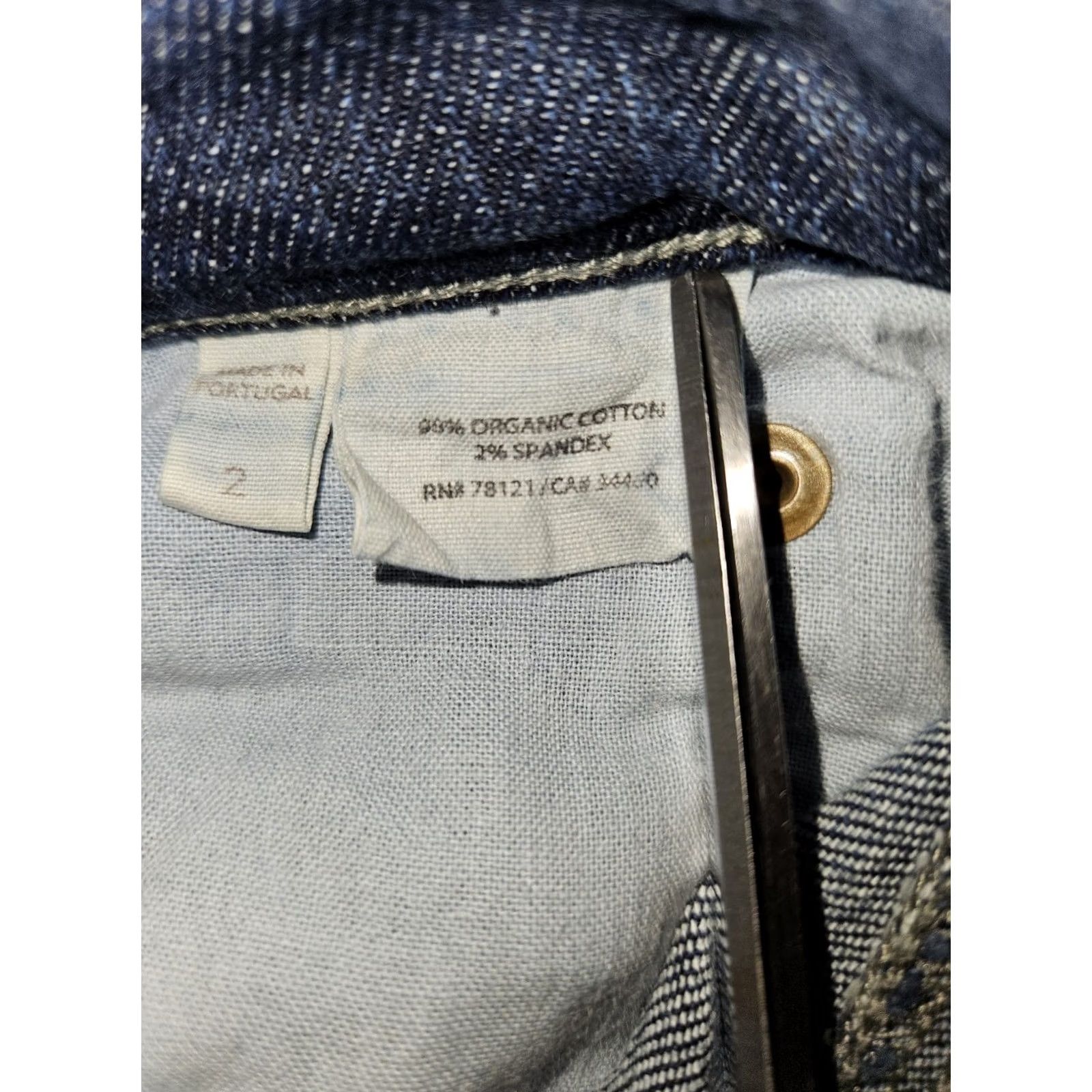 Eileen Fisher VINTAGE Eileen Fisher Jeans City Preppy Women 2 Skinny Low Rise Blue 29x30 Stretch Denim Regular 30 Inseam Mens Girls? Size 26" / US 2 / IT 38 - 4 Thumbnail